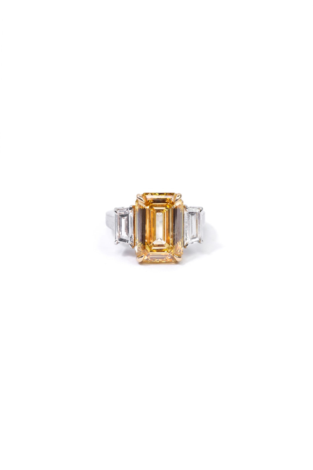Sunstone Solitaire Ring