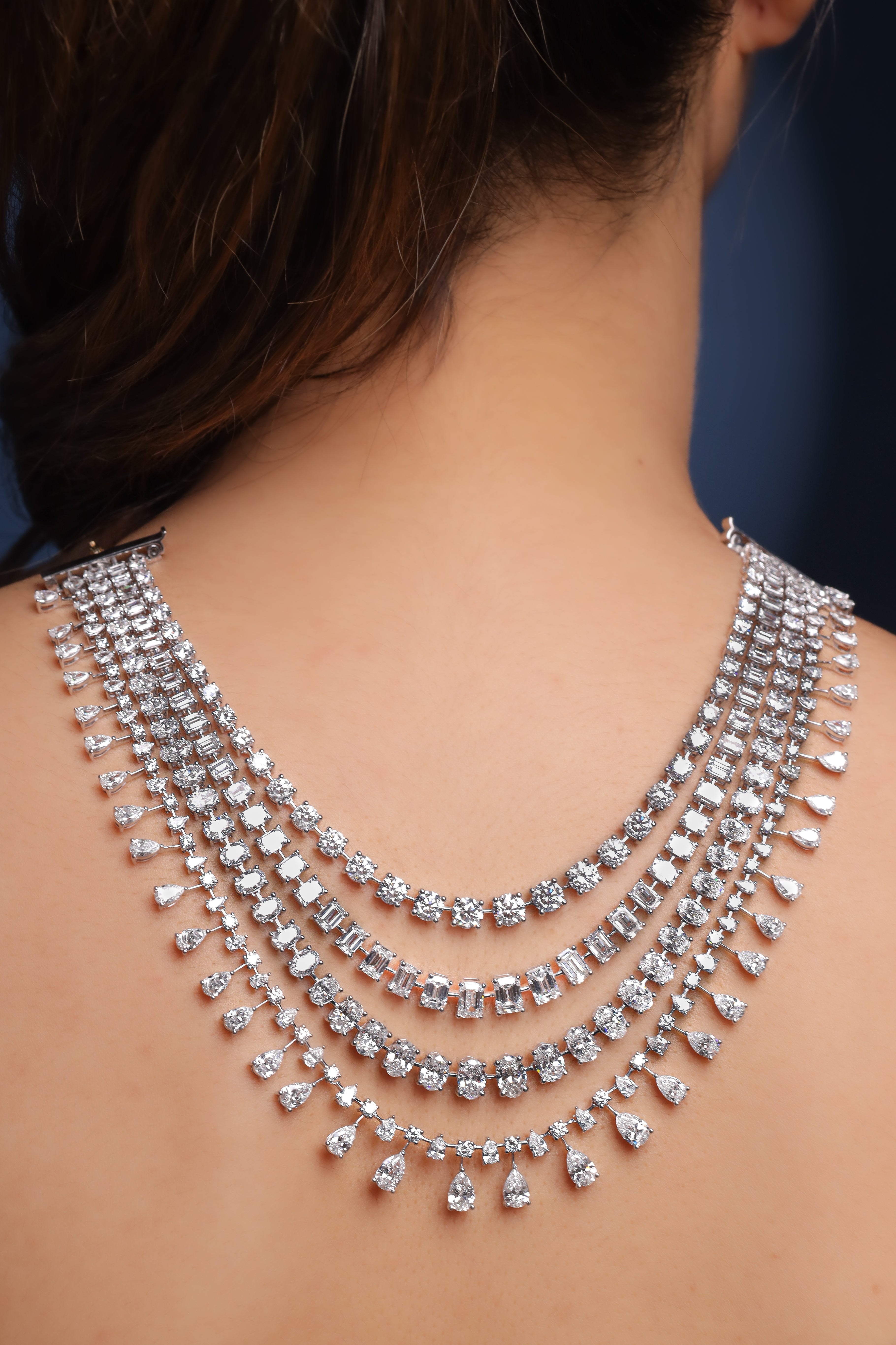Diamond Cascade Necklace