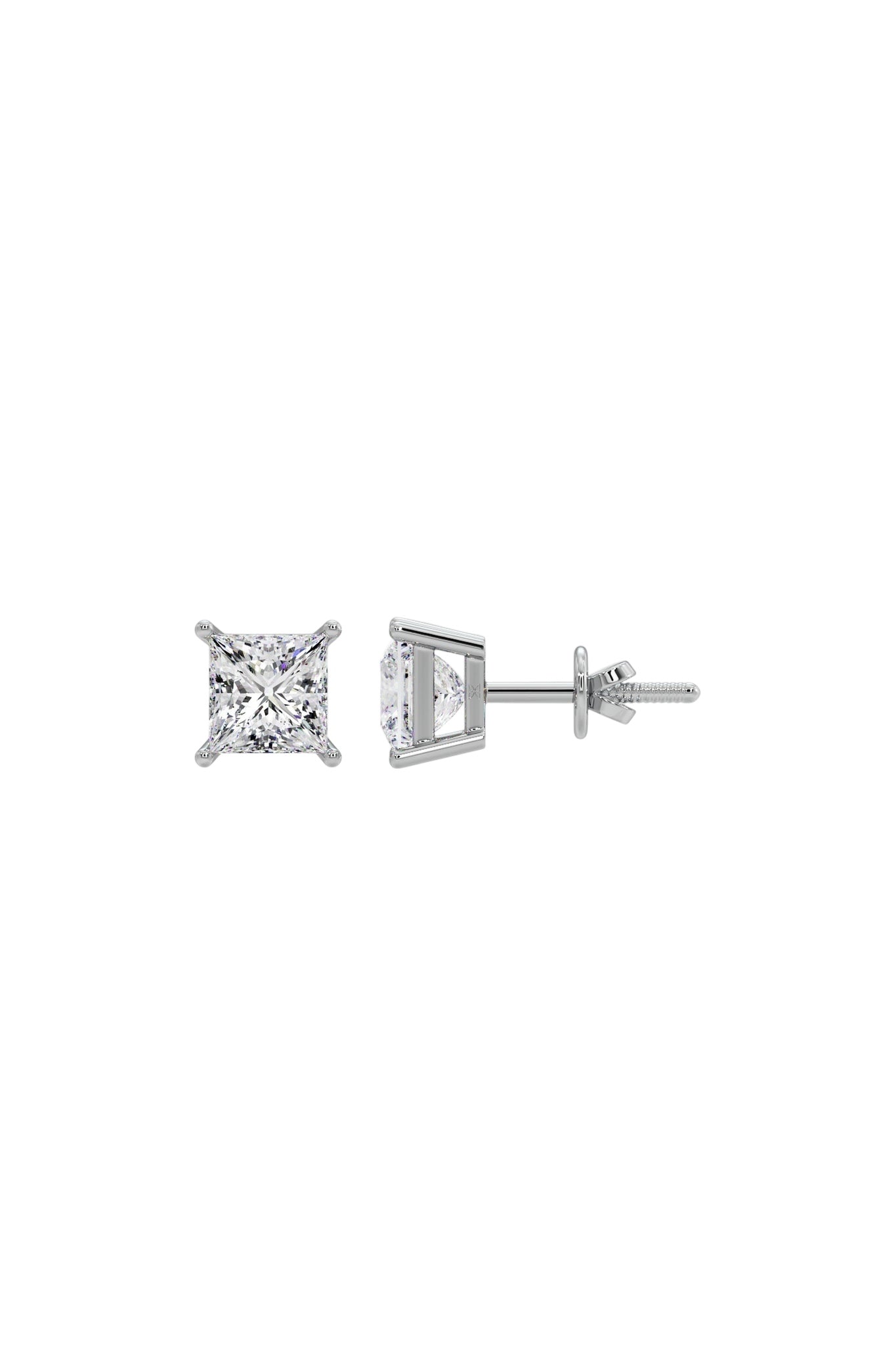 1 ct Princess Studs