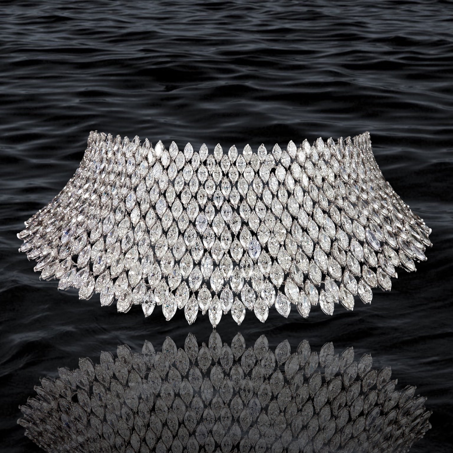 Crown Aura Diamond Choker