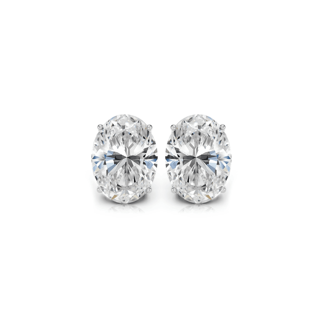 2 ct Oval studs