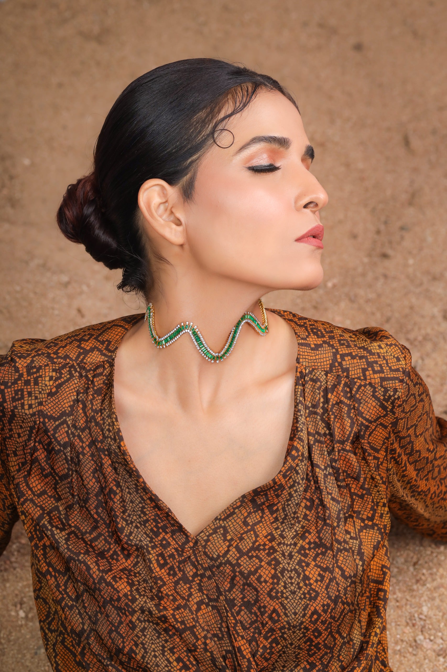 Emerald Green Choker