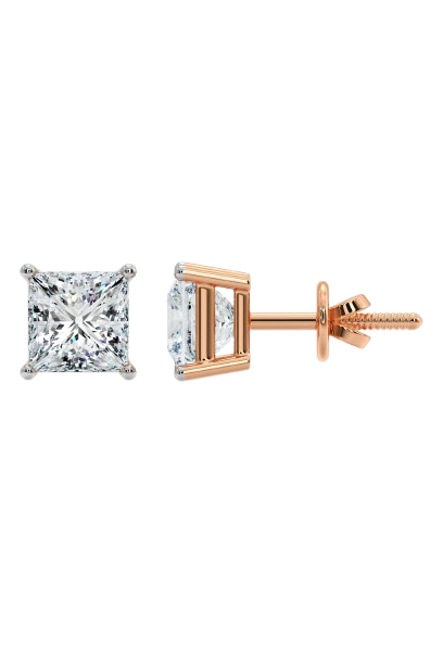 4 ct Princess Studs