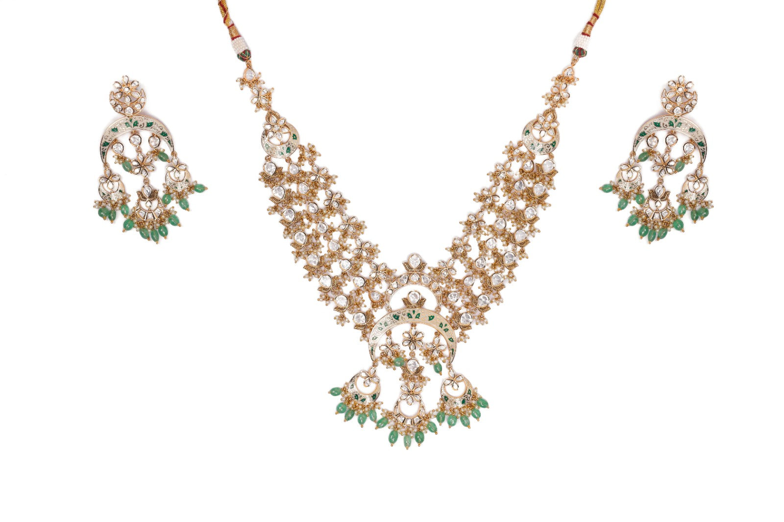 Gulistan Cascade Haar & Earrings