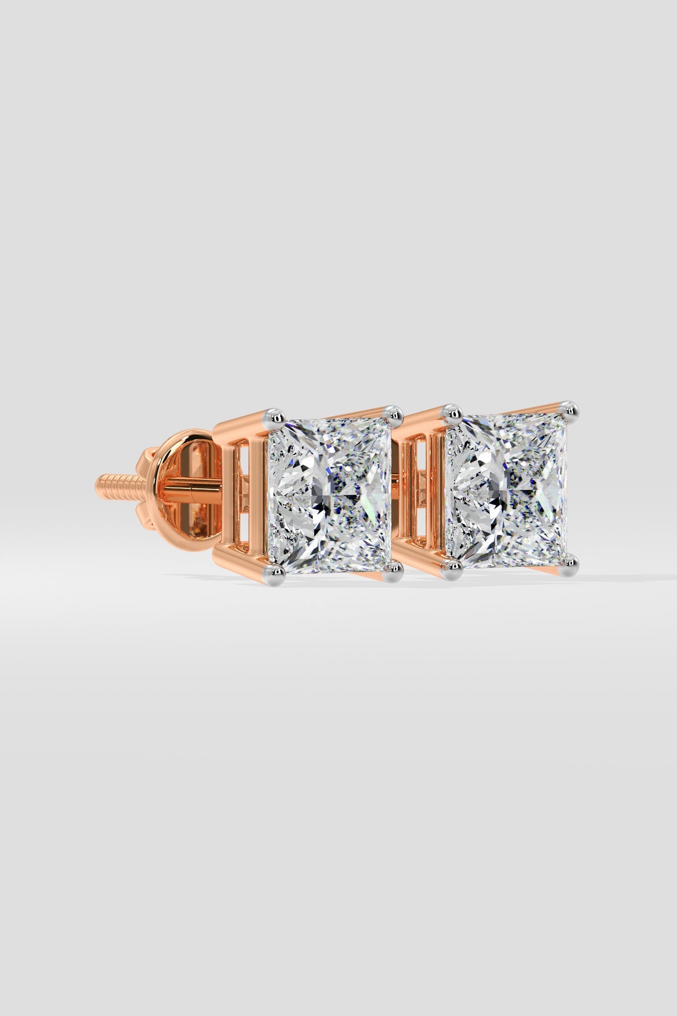 4 ct Princess Studs