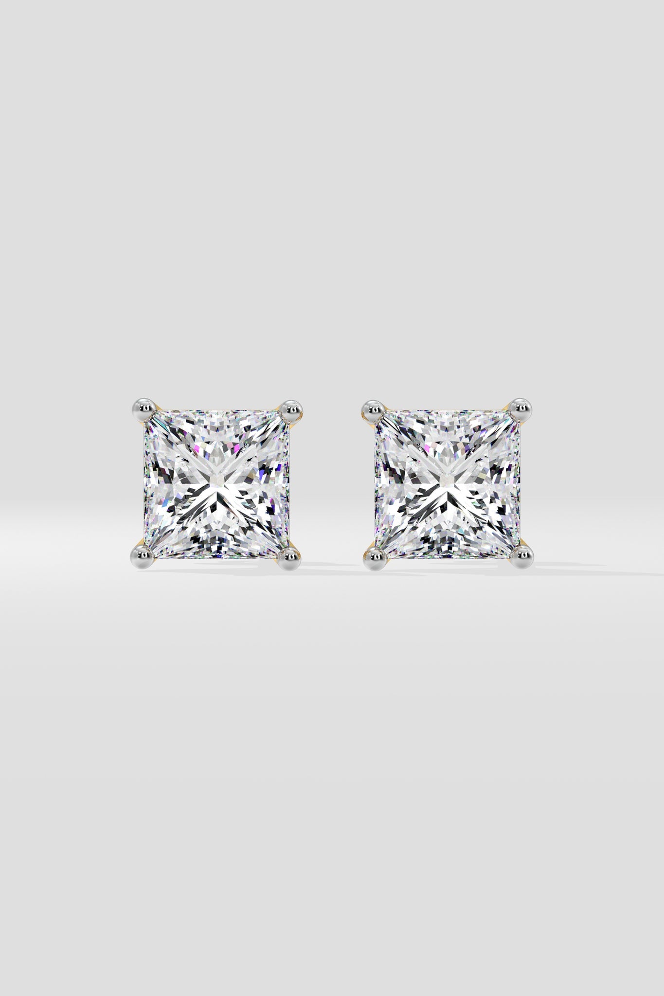 5 ct Princess Studs