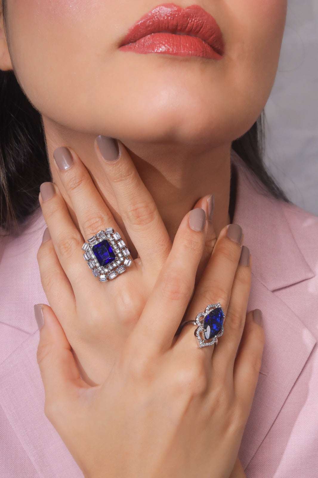 Blue Stone Statement Ring