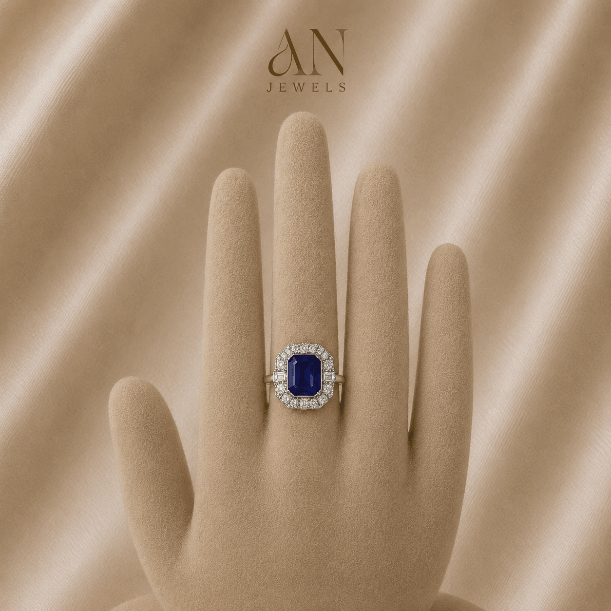 Blue Stone Statement Ring