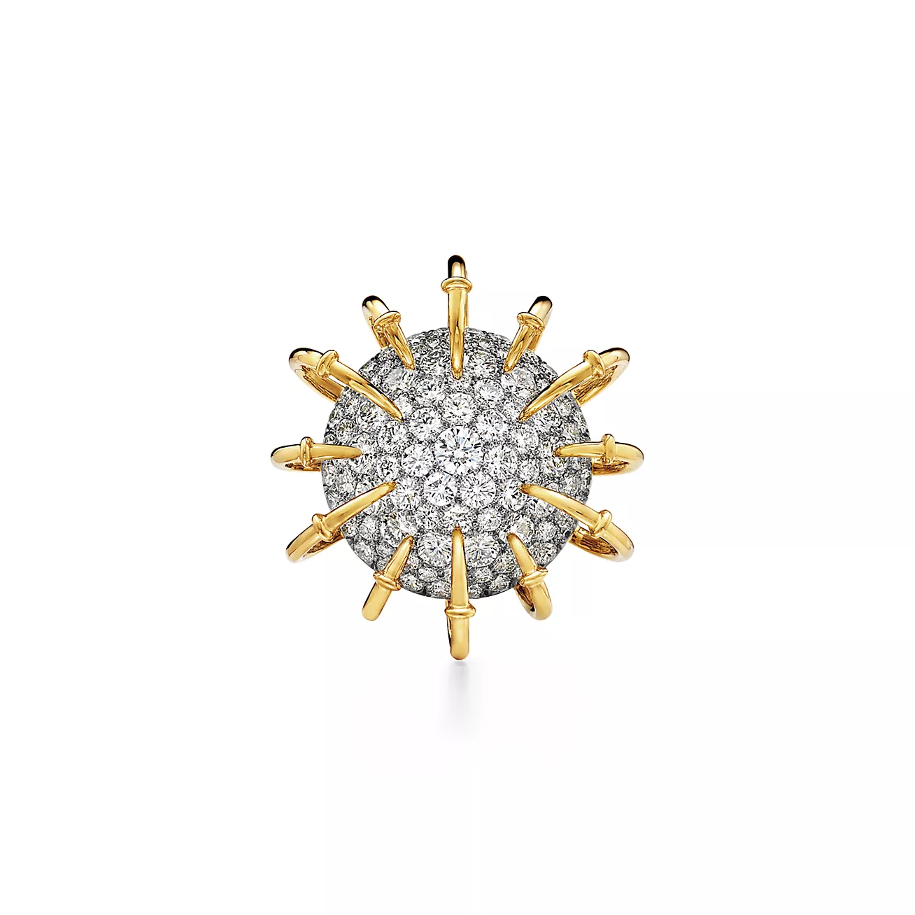 Radiant Sunburst Brooch