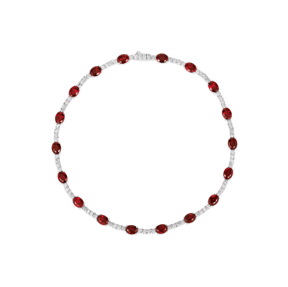 Casablanca Ruby Necklace - House of ANJewels