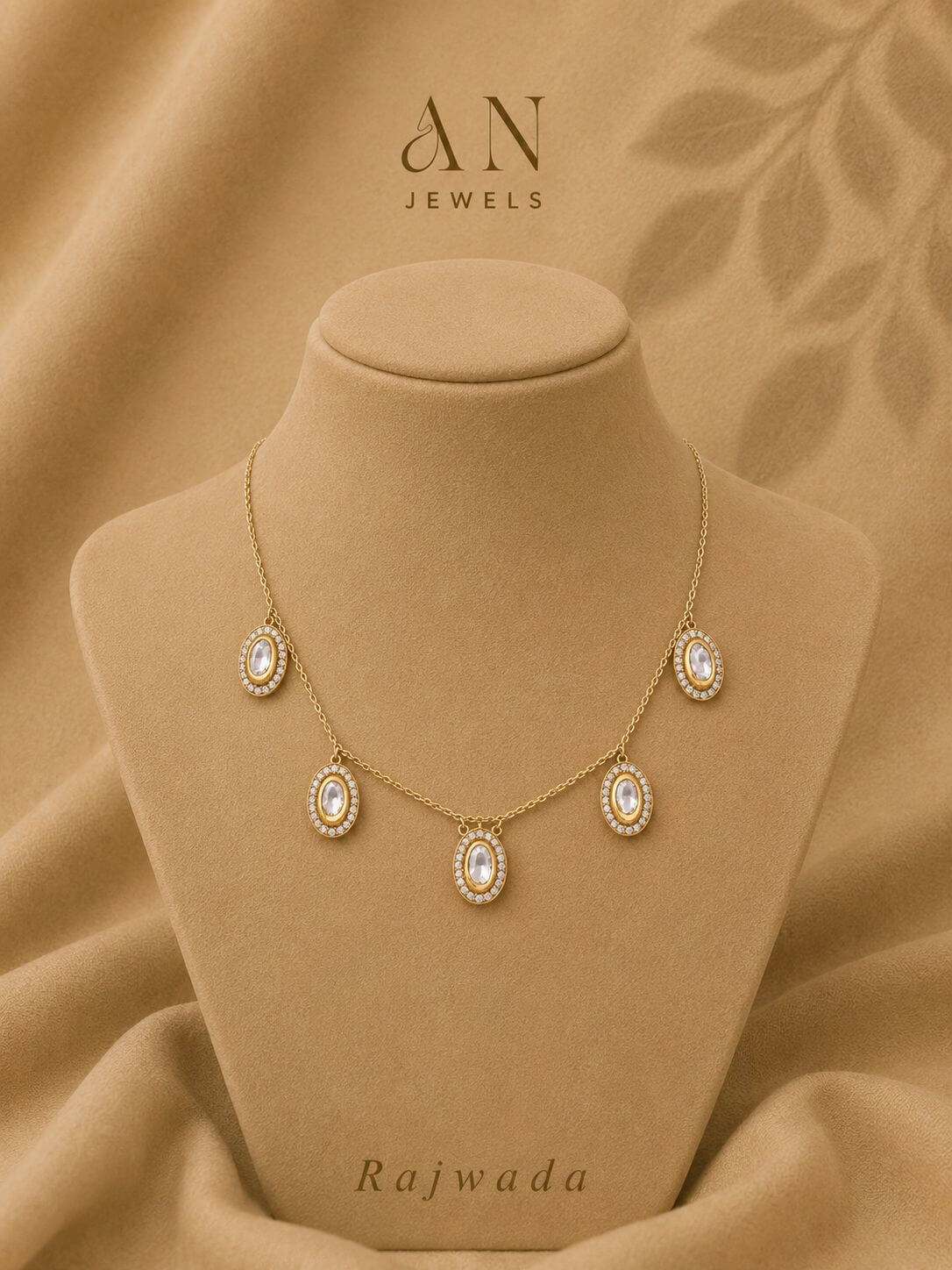 Cascade Solitaire Necklace