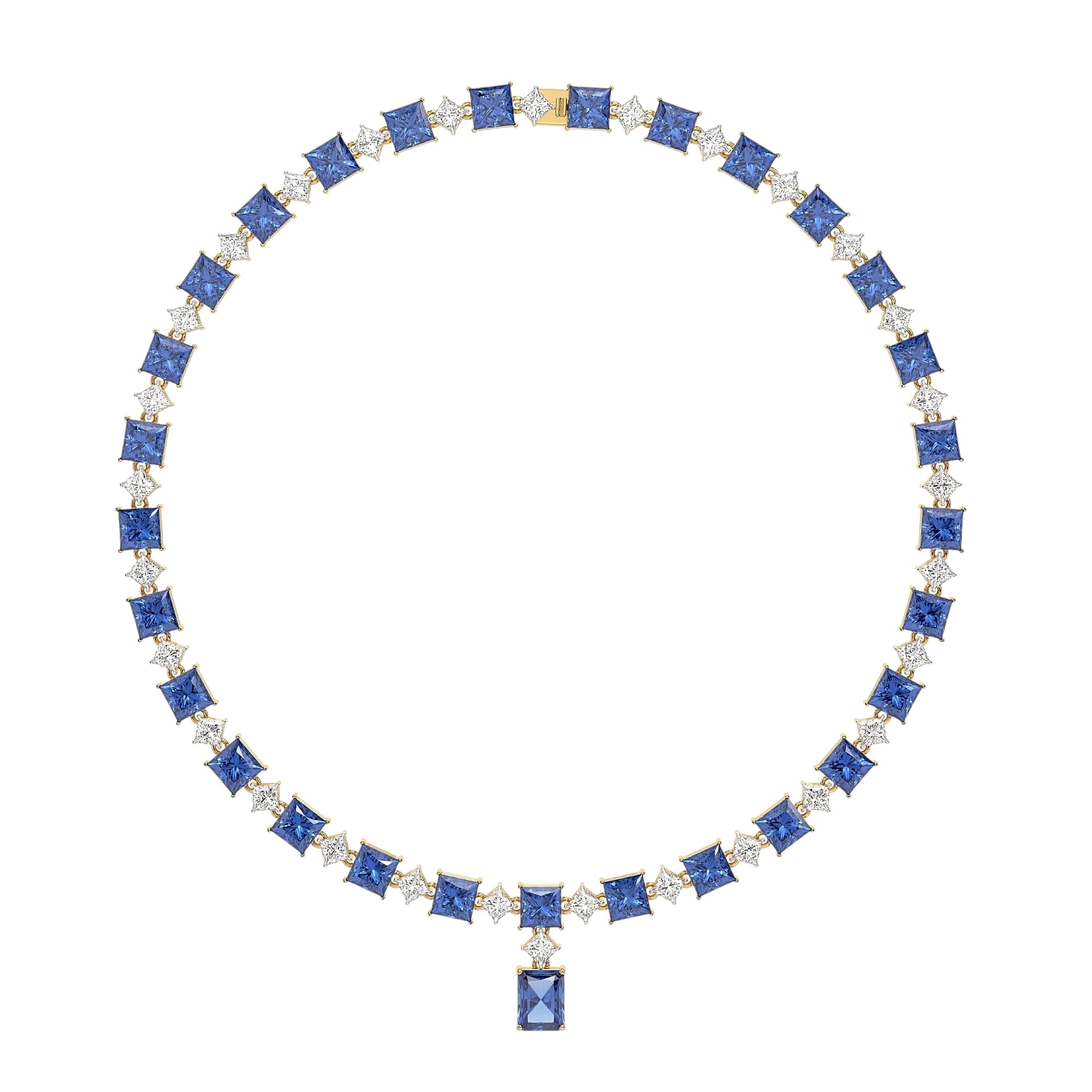Royal Blue Gemstone Choker