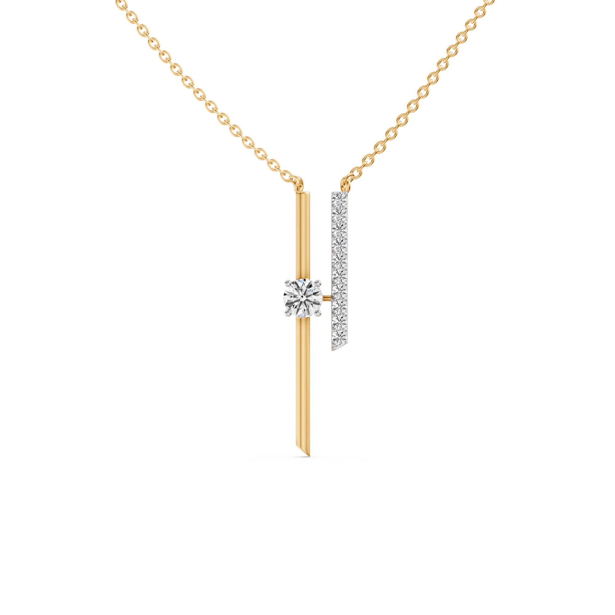 Classic Gold & Diamond Pendant