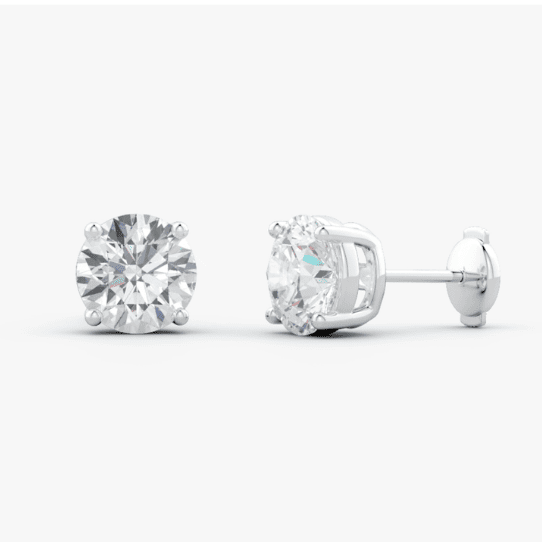 Classic Diamond Stud Earrings