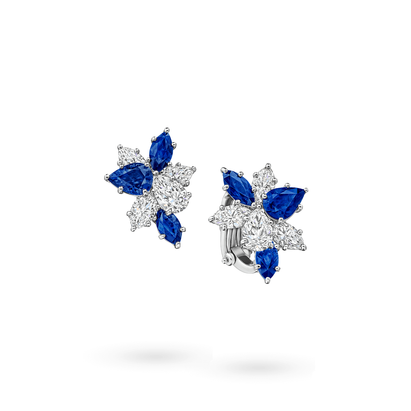 Sapphire Blossom Studs