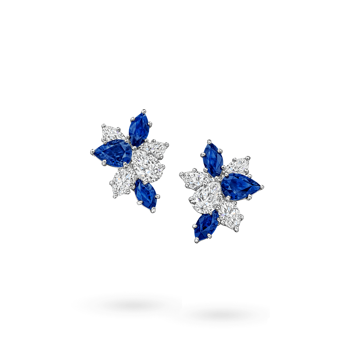 Sapphire Blossom Studs