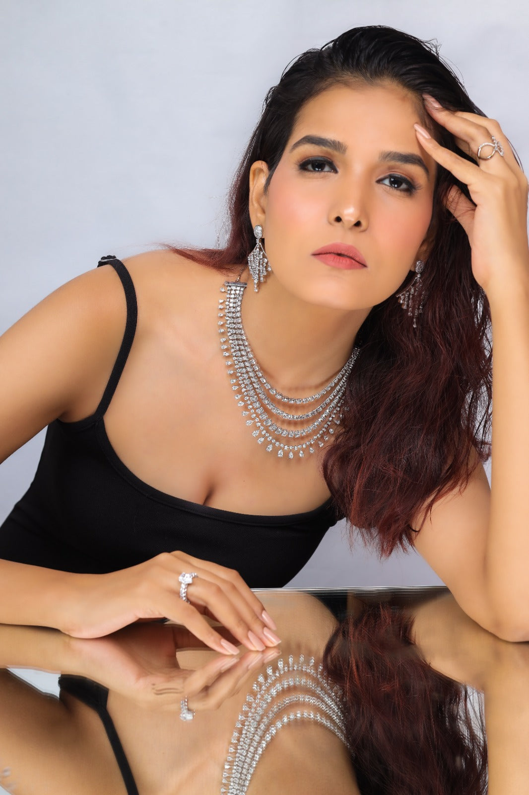 Diamond Cascade Necklace