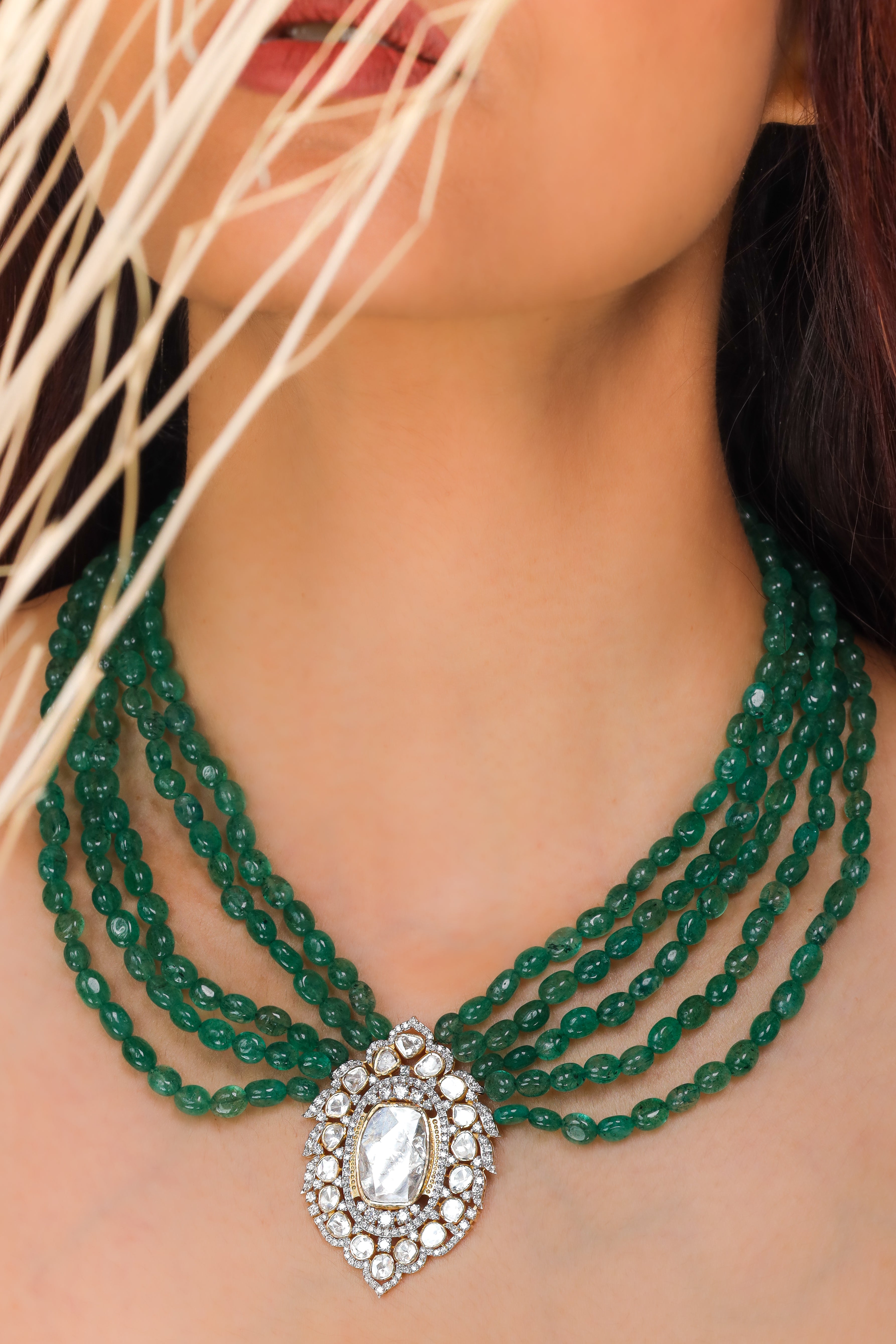 Emerald Cascade Necklace