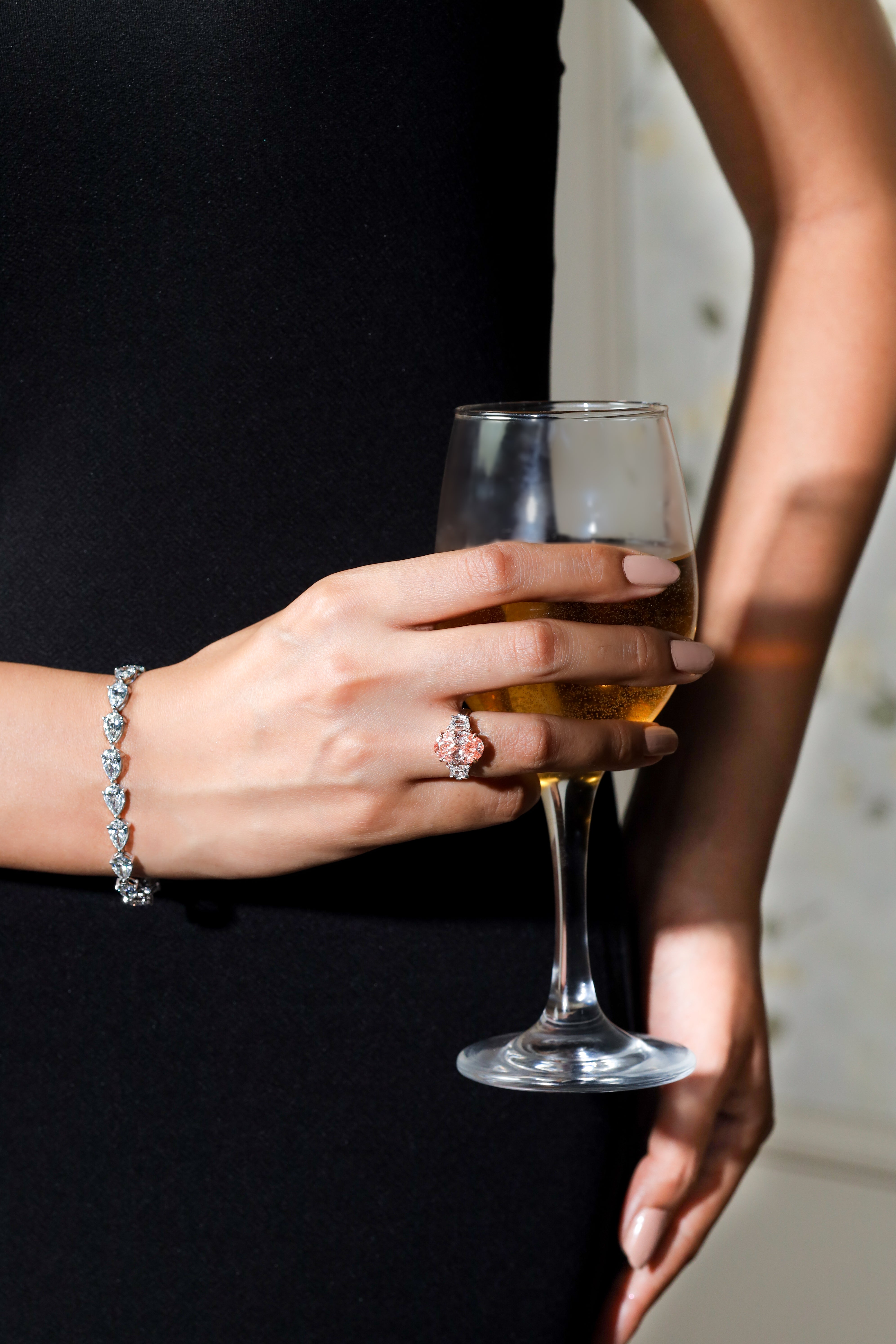 Teardrop Sparkle Tennis Bracelet