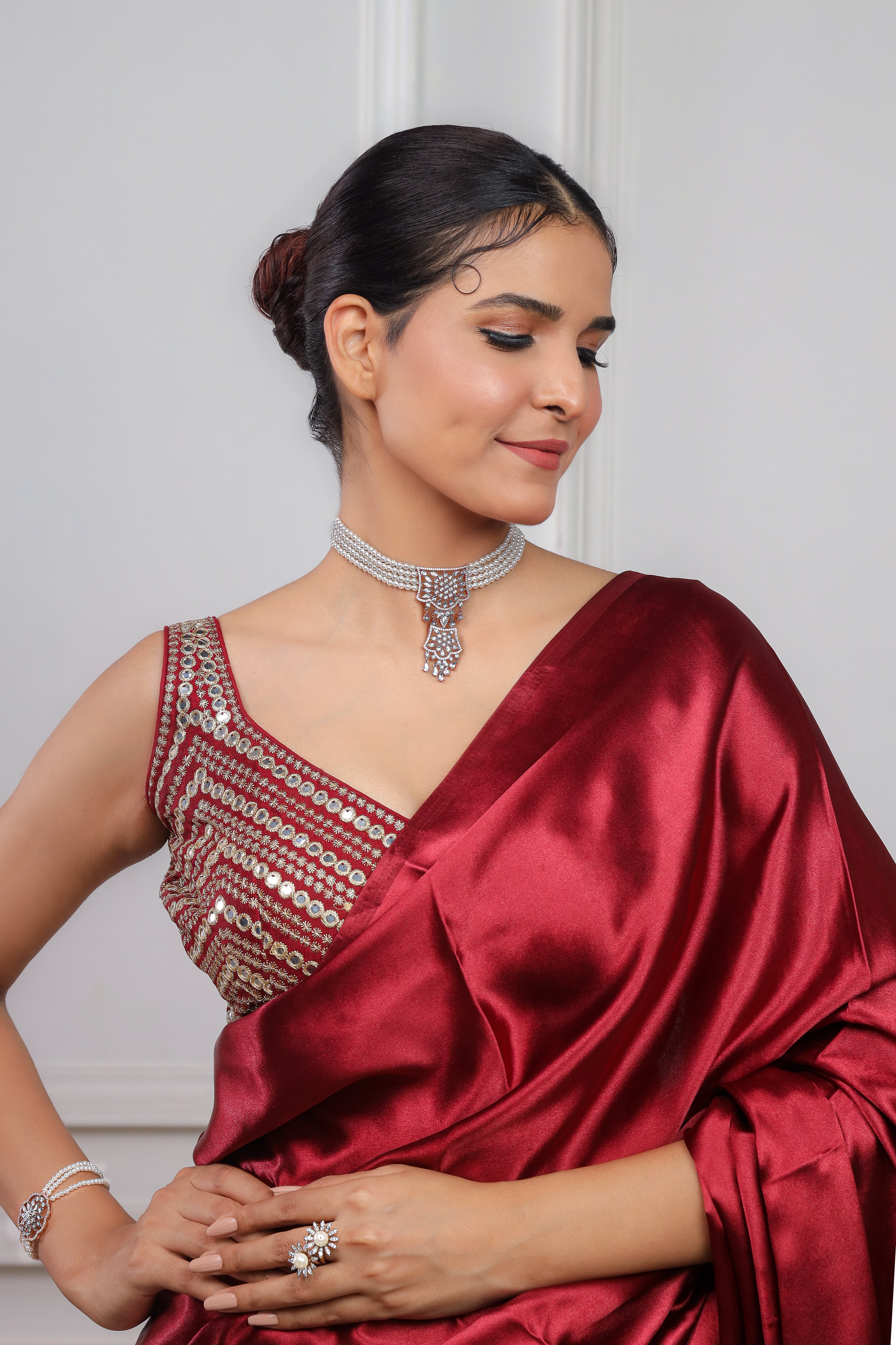 Duchess Diamond Pearl Collier