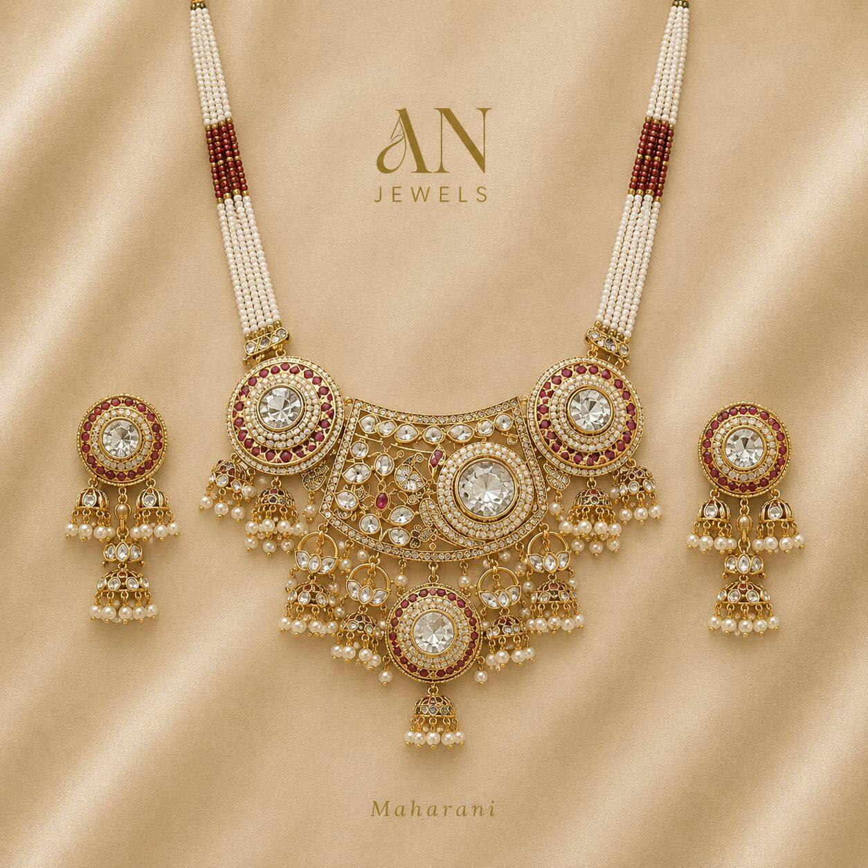 Crown Grace Necklace & Earrings