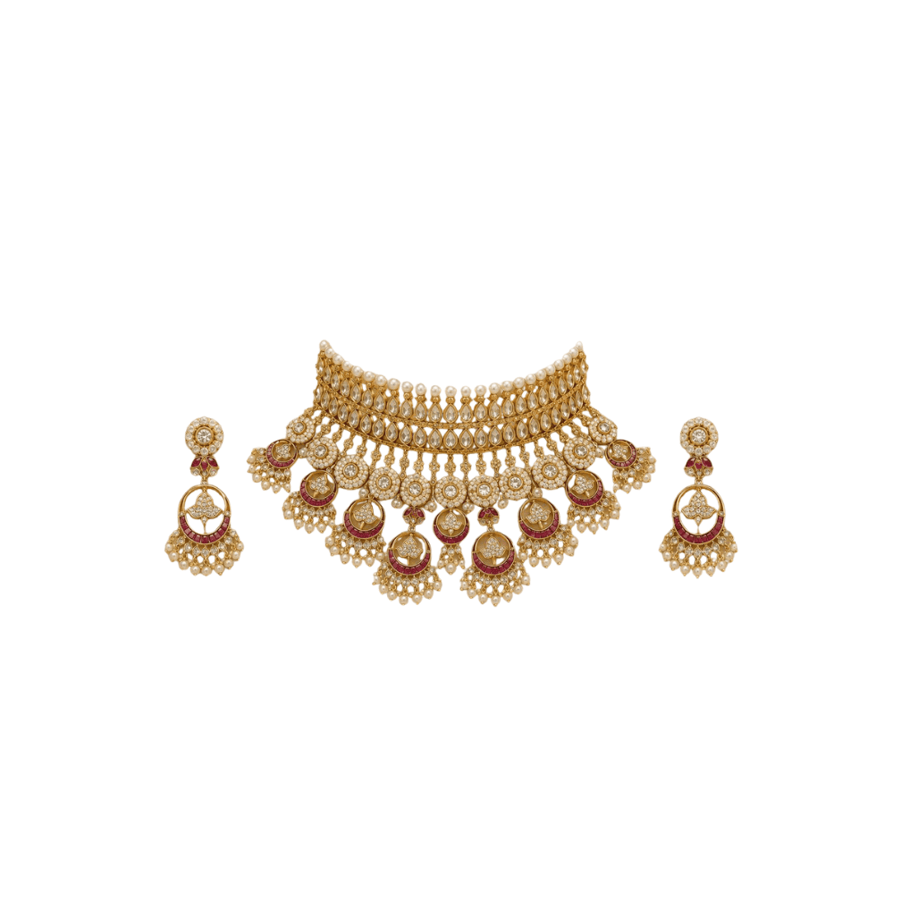 Crown Legacy Choker & Earrings - House of ANJewels
