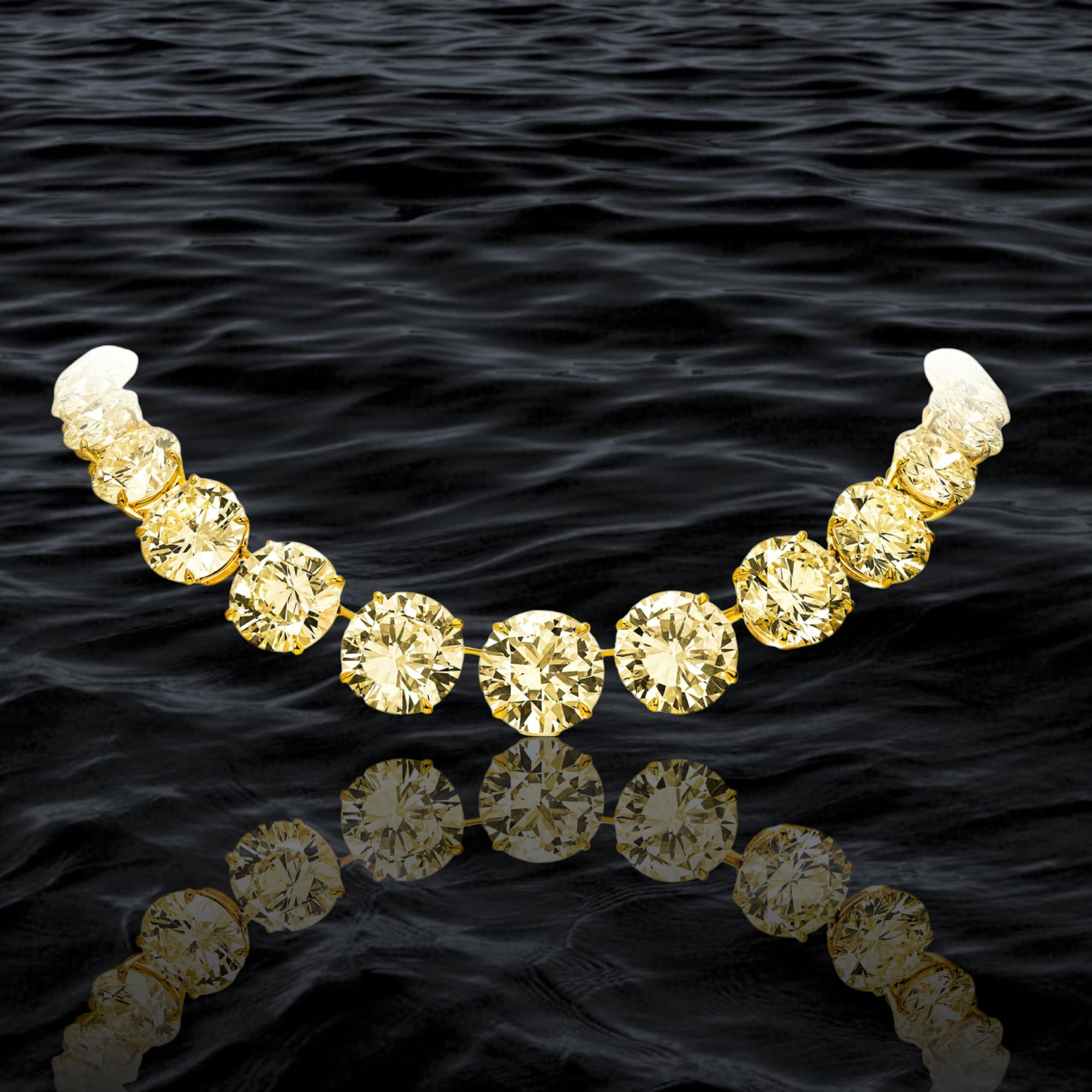 Celestial Diamond Riviera Necklace