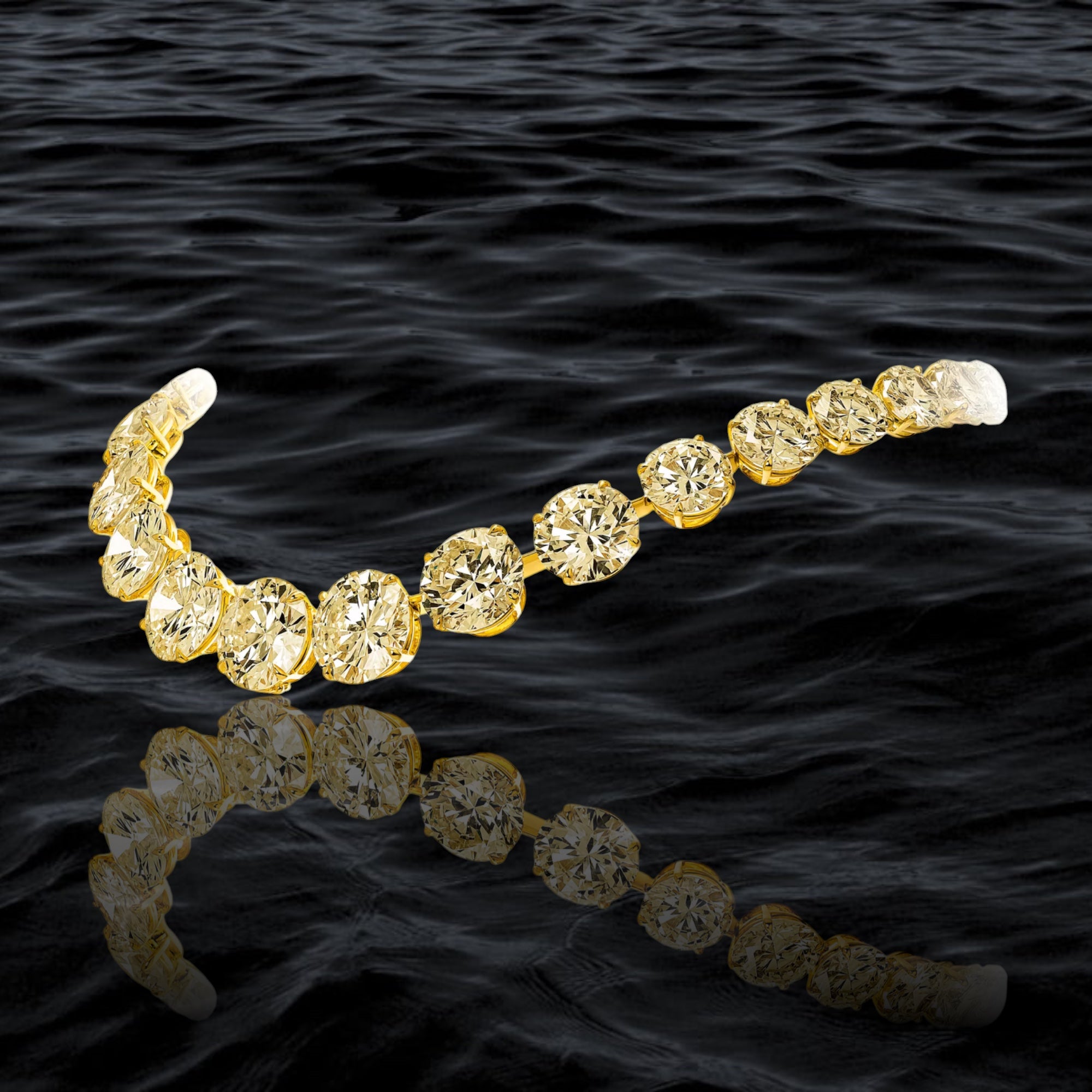 Celestial Diamond Riviera Necklace