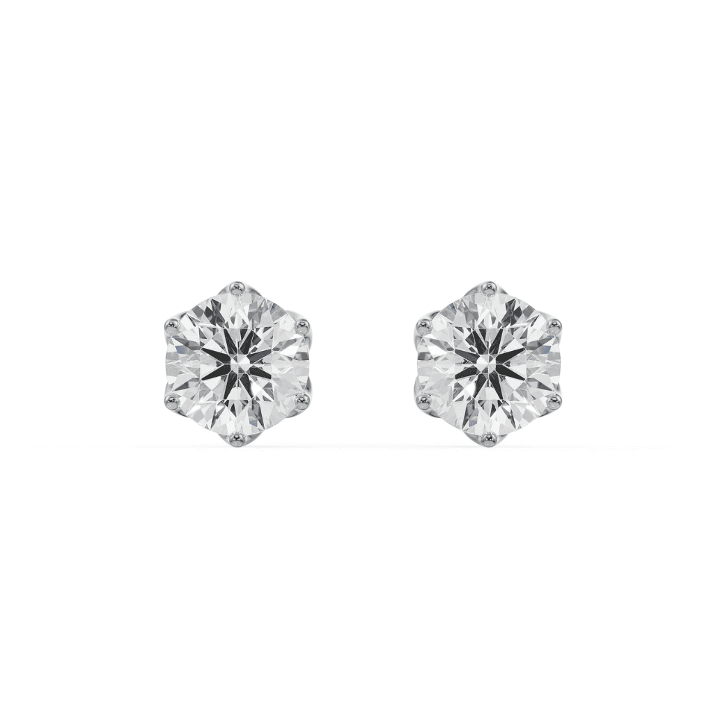 Diamond Petal Studs