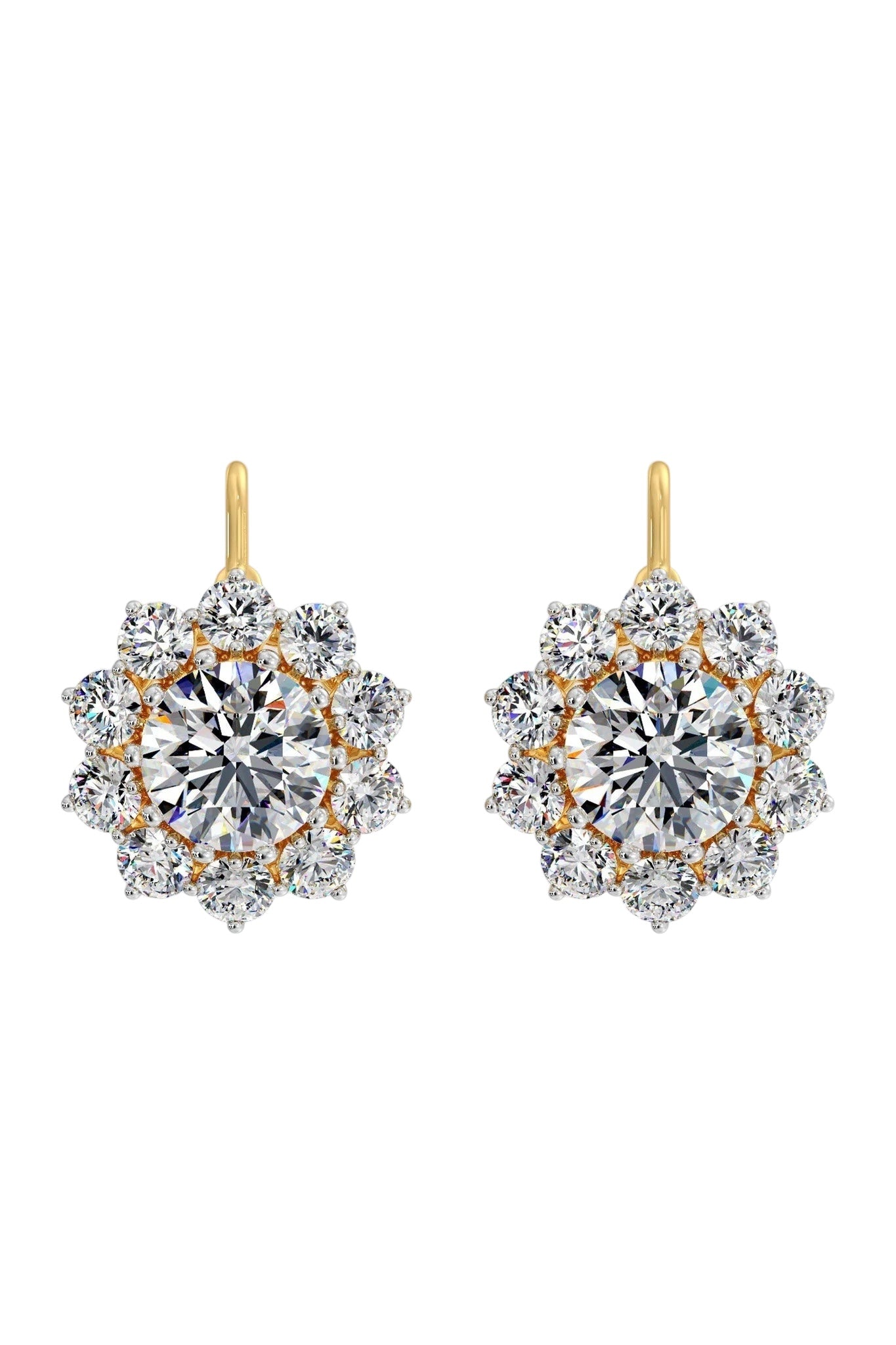 Sunburst Diamond Earrings