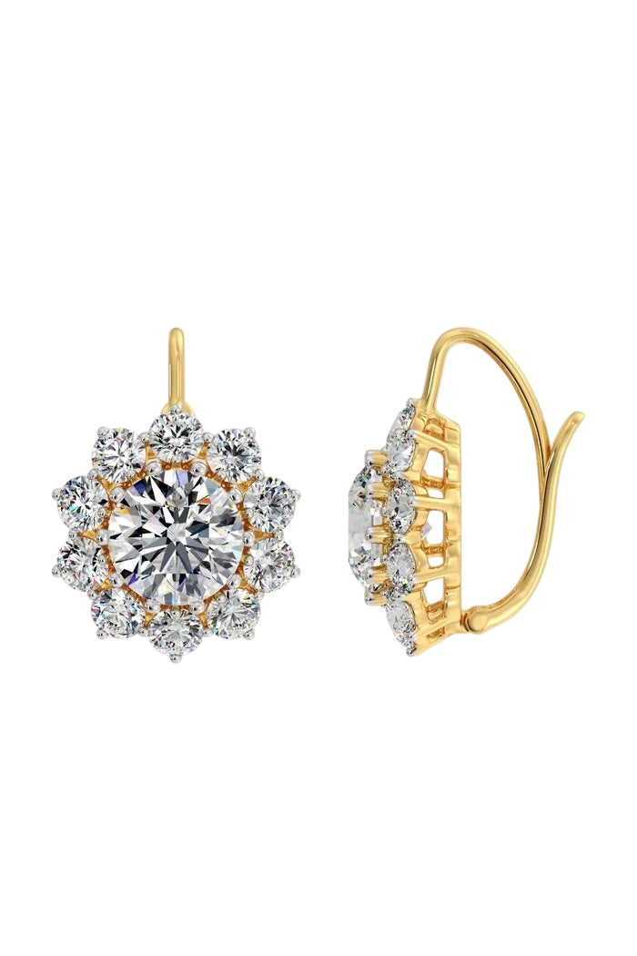 Sunburst Diamond Earrings