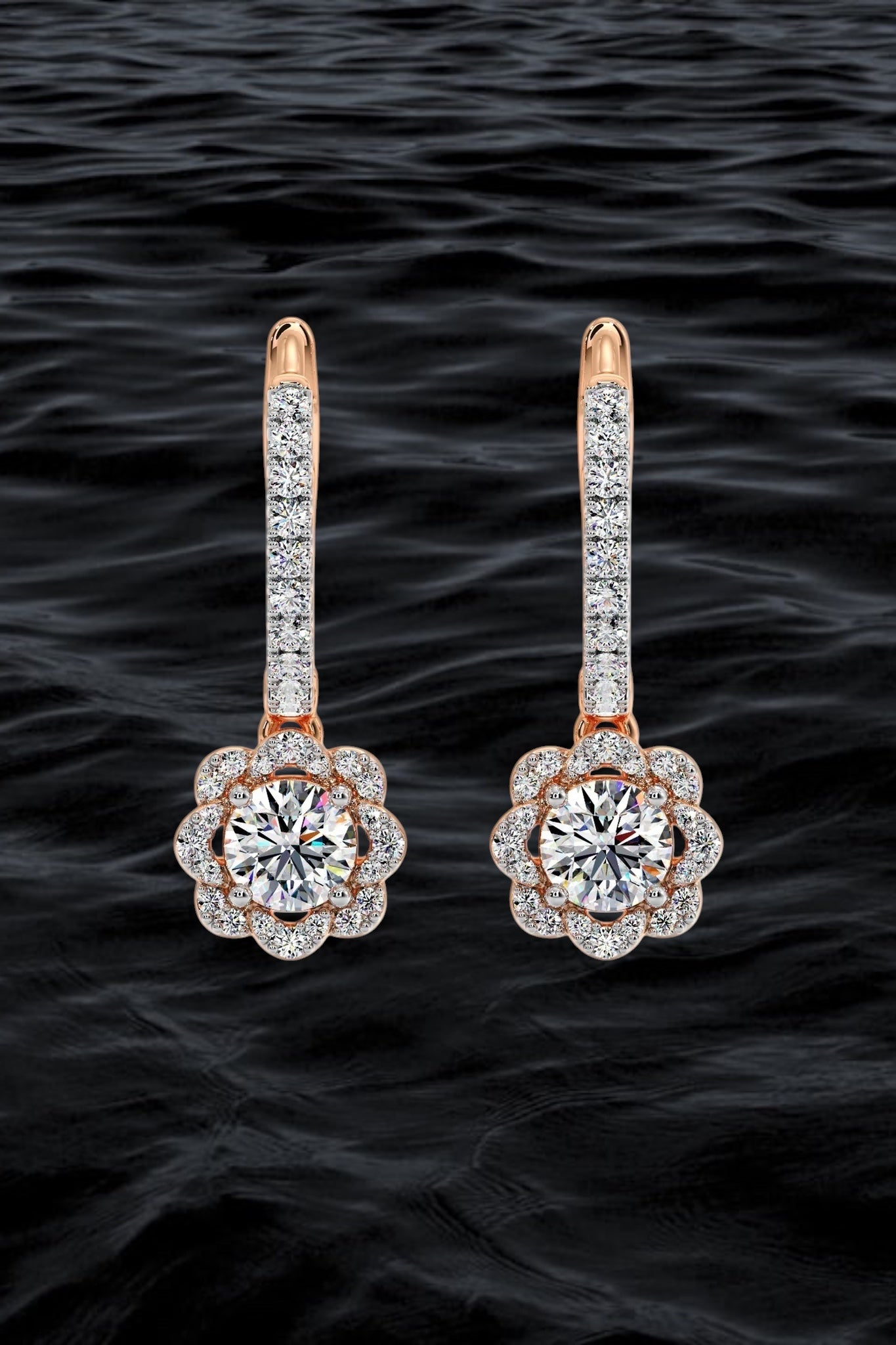 Crystal Bloom Dangles
