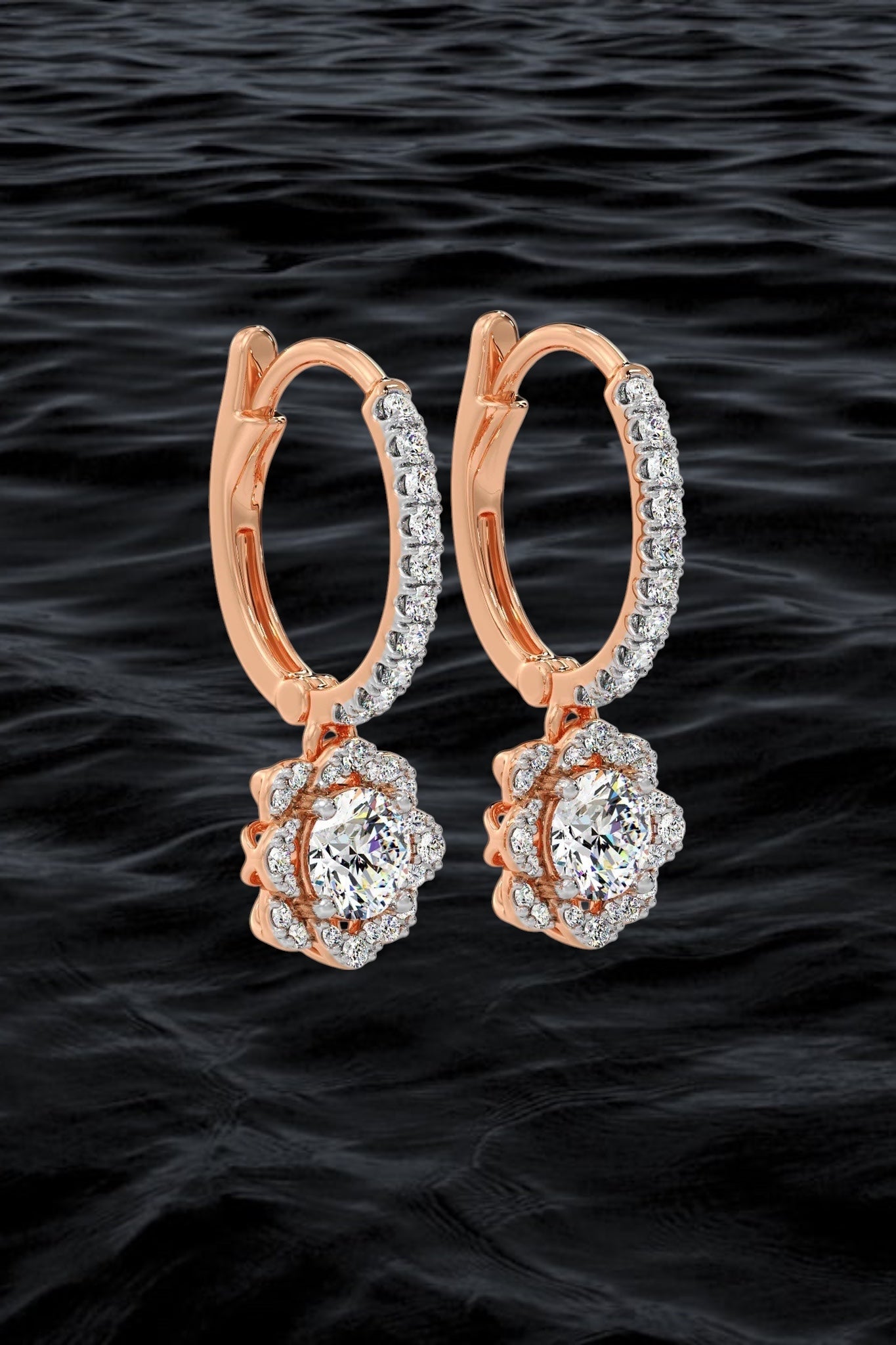 Crystal Bloom Dangles