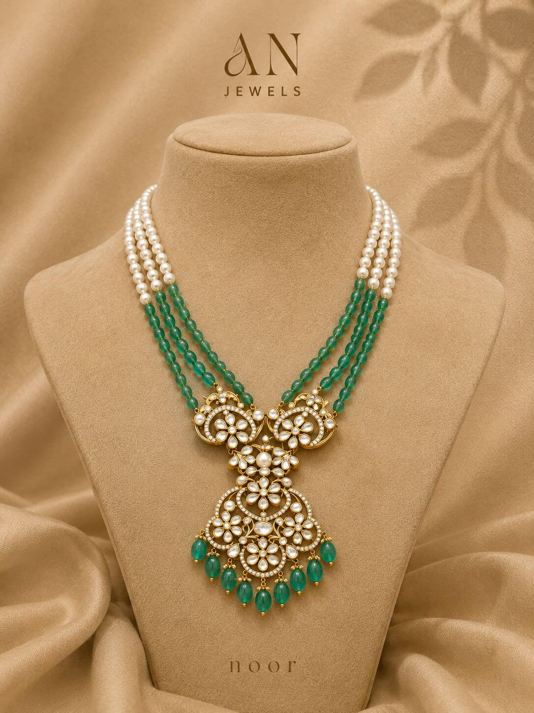 Emerald Blossom Necklace
