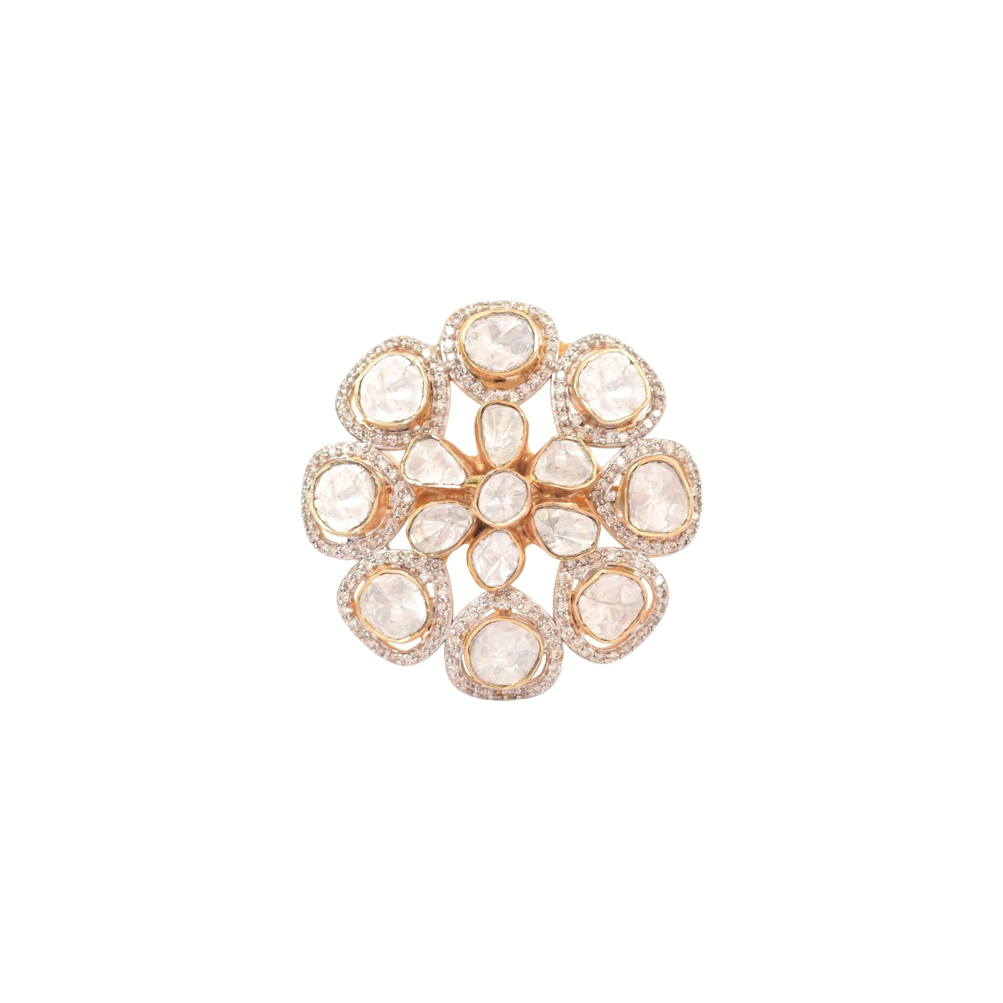 Floralicious Polki Ring