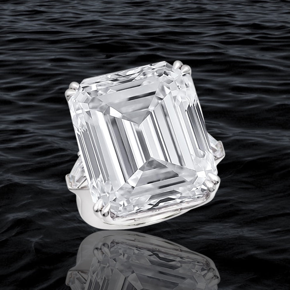 Imperial Emerald Cut-Diamond Ring
