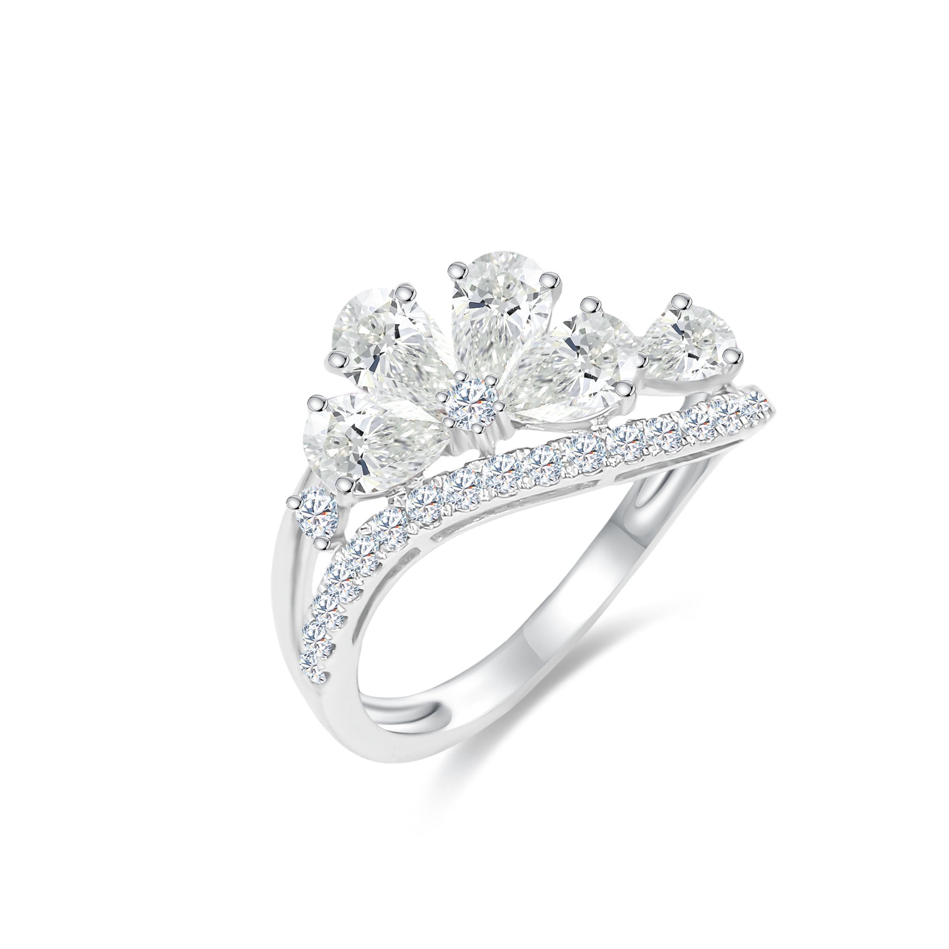 Diamond Tiara Ring