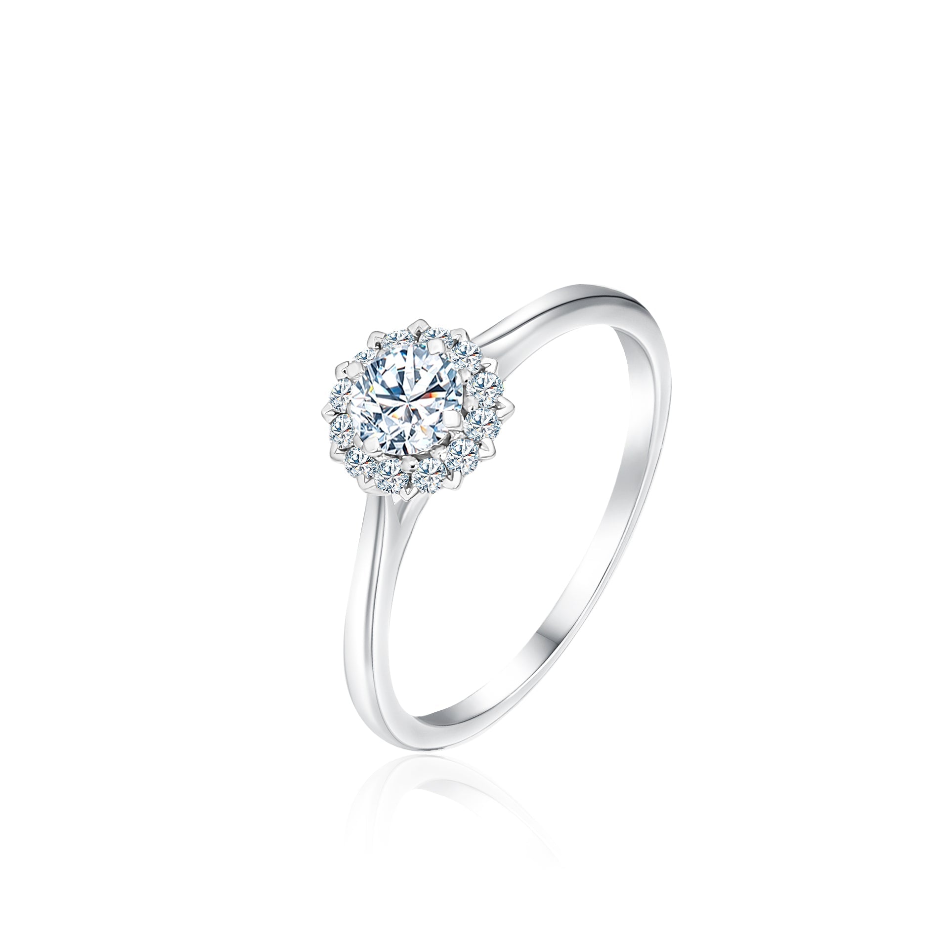 Petal Diamond Ring