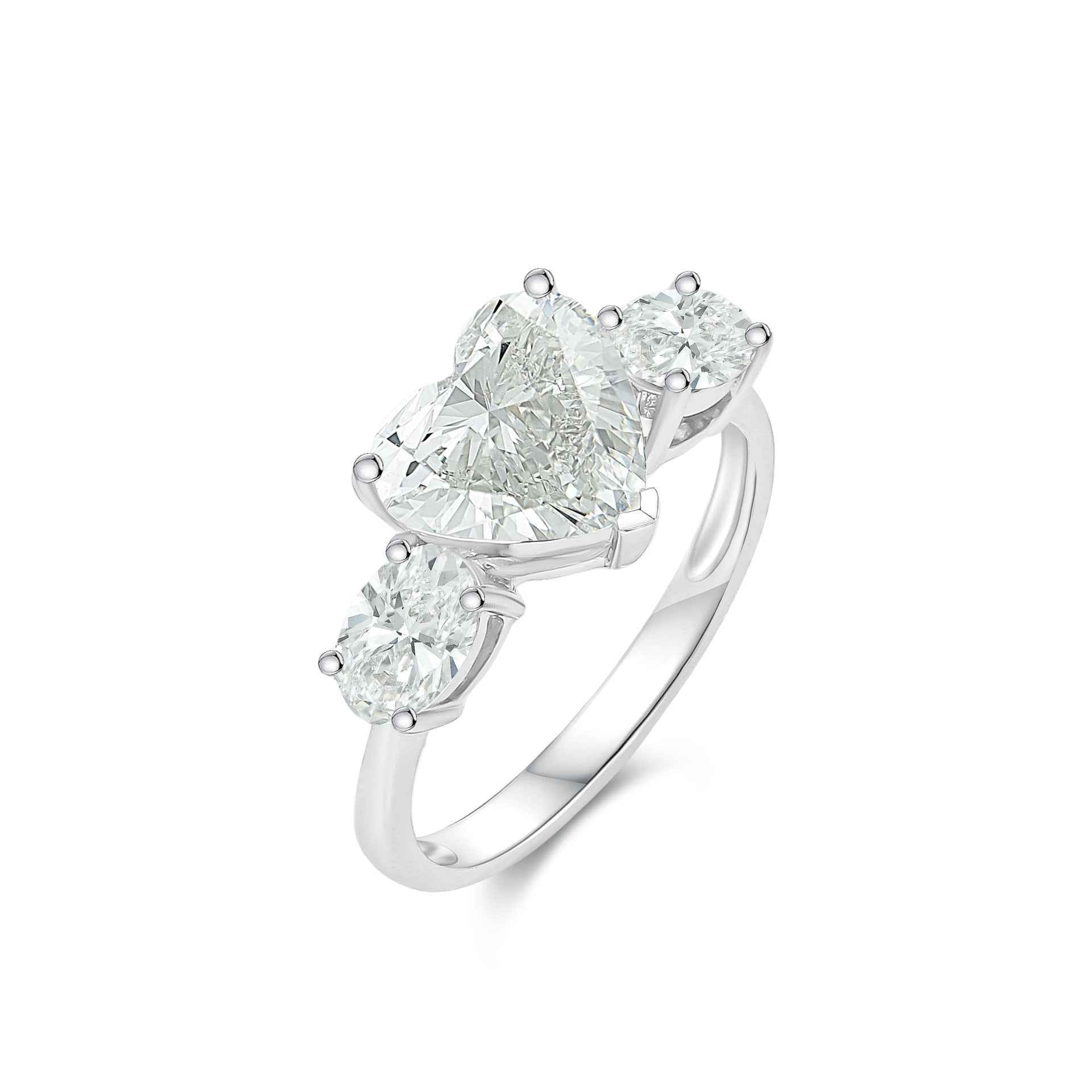 Heart Shaped Diamond Ring