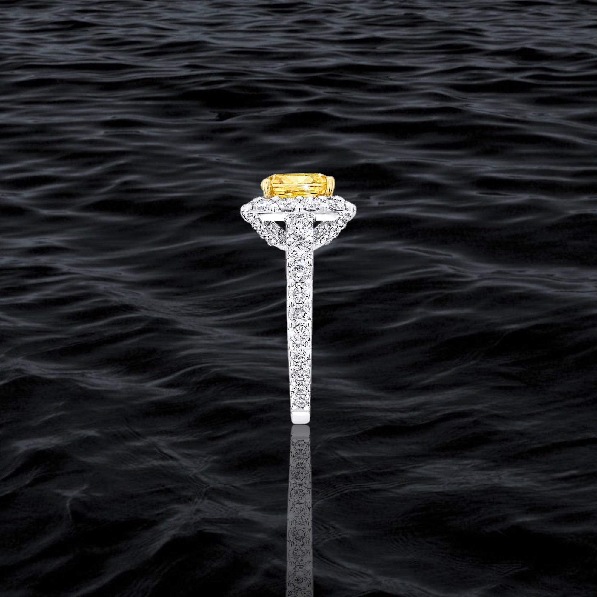 Golden Halo Radiant Ring