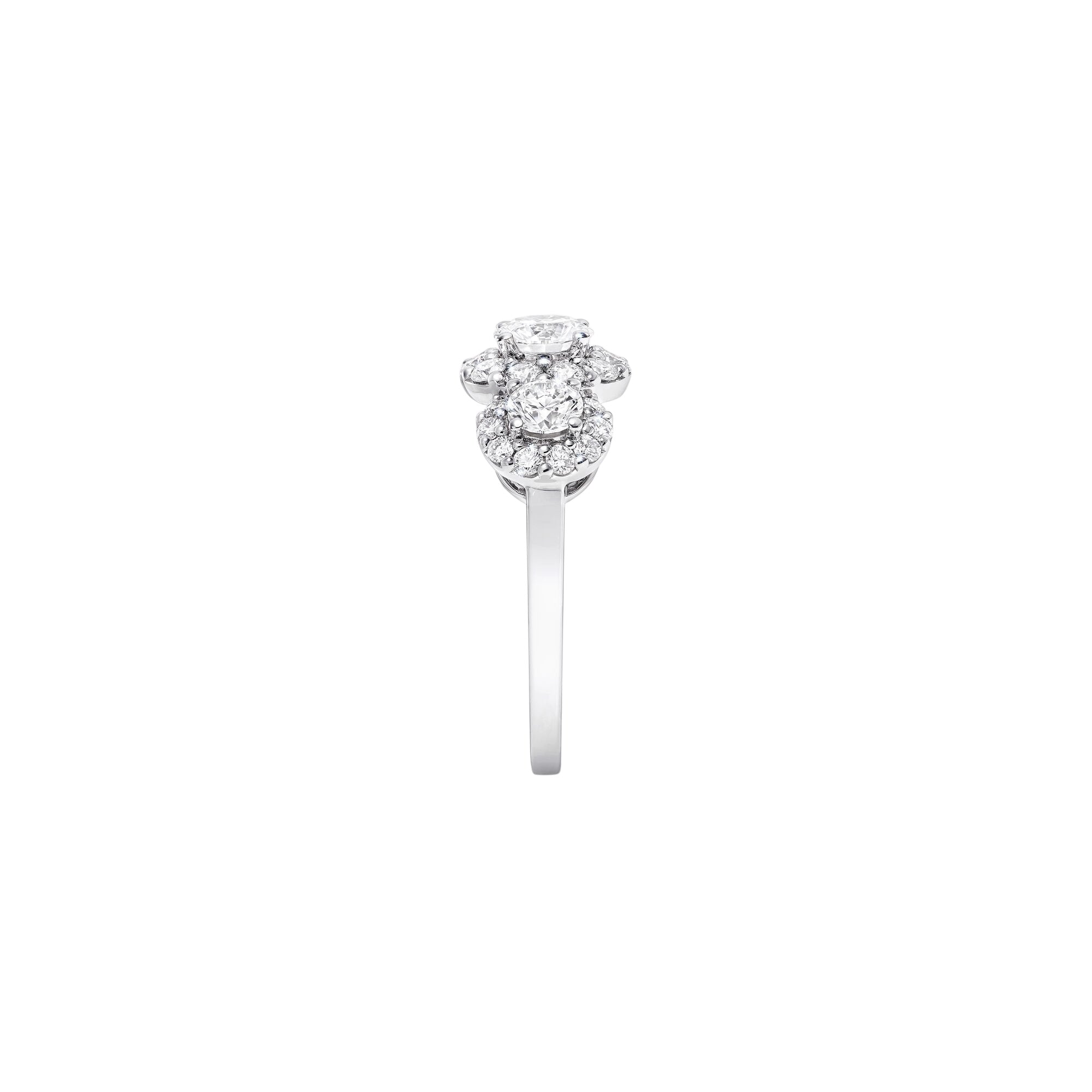 Floral Trilogy Diamond Ring