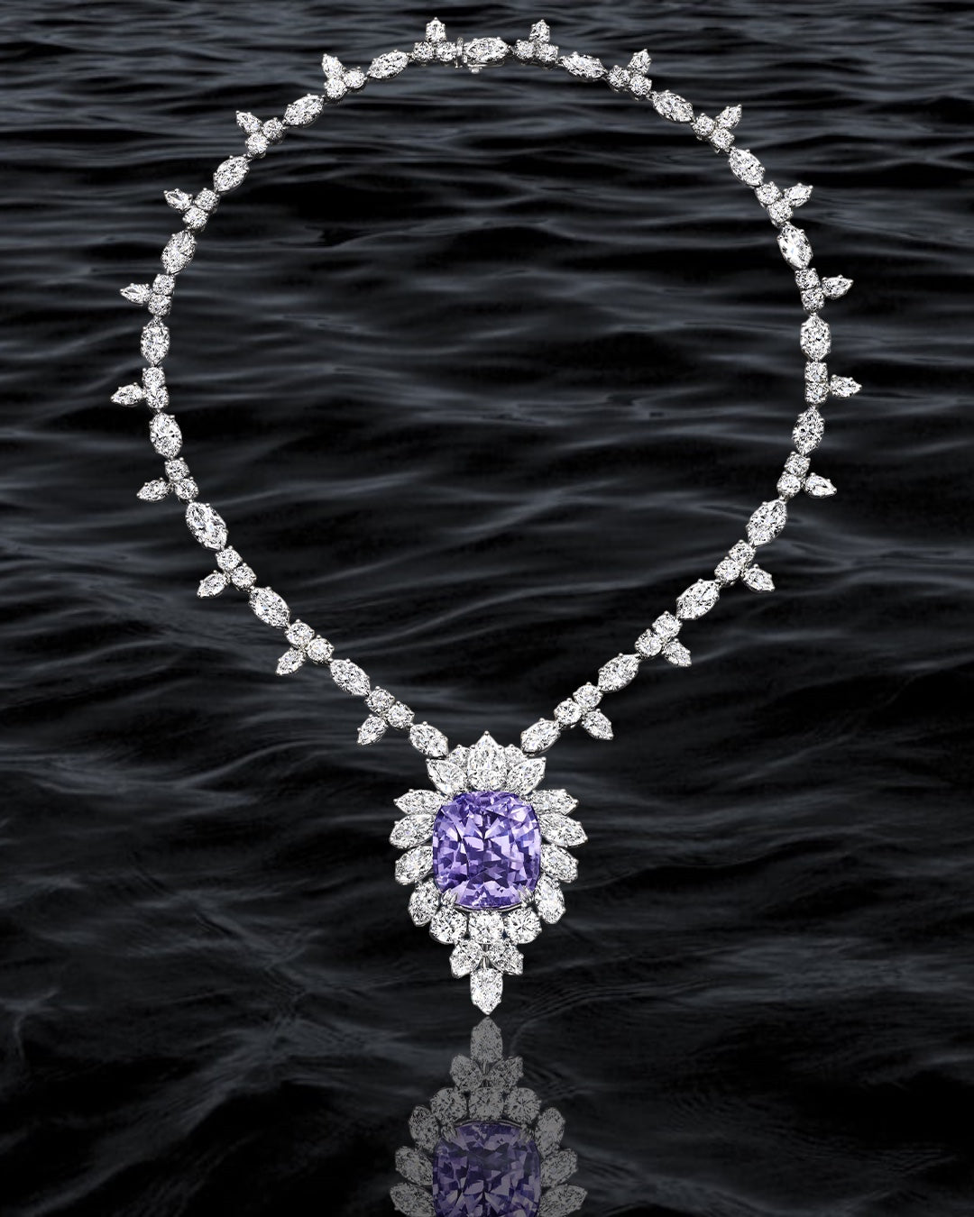 Majestic Blossom Diamond Necklace