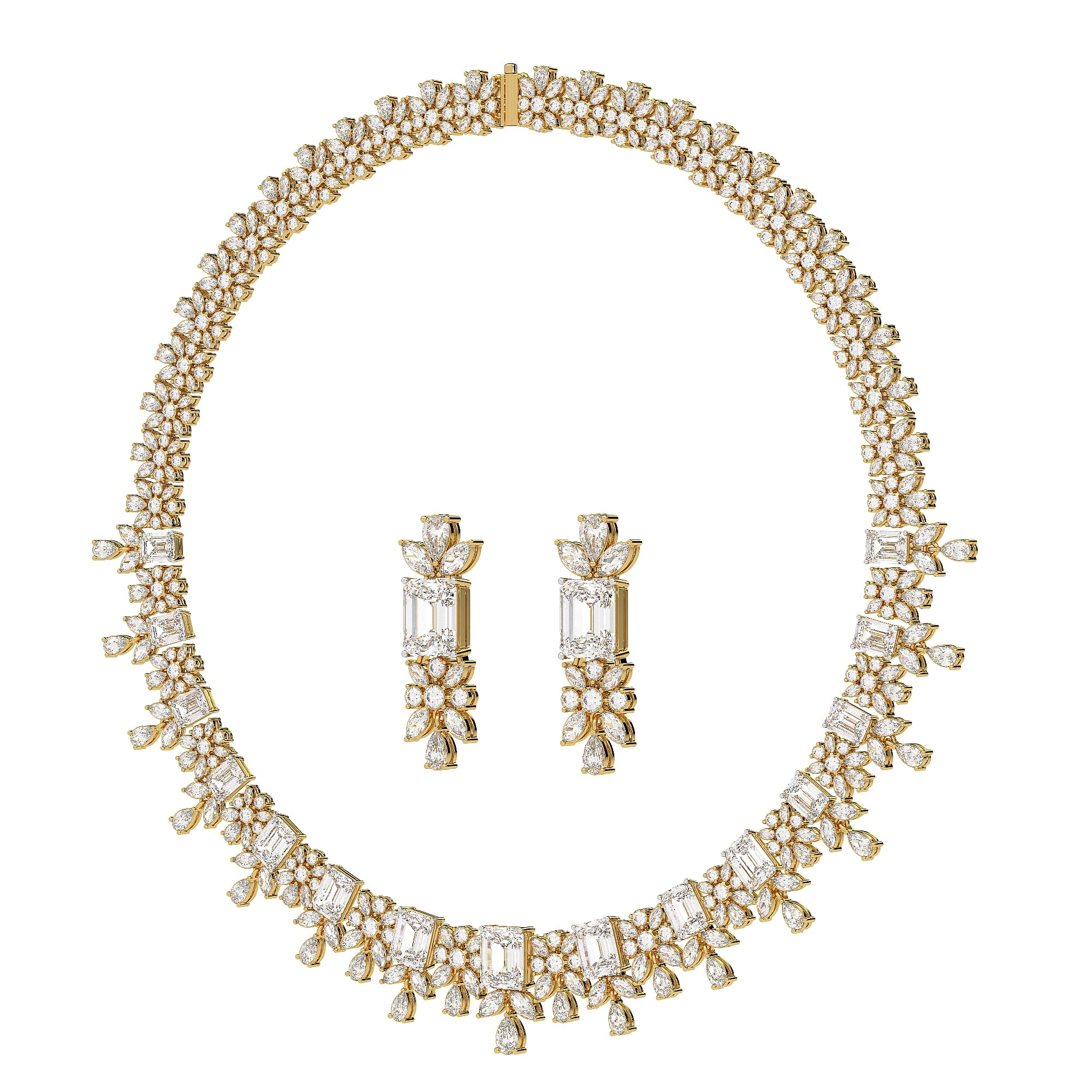 Gold and Diamond Bridal Ensemble