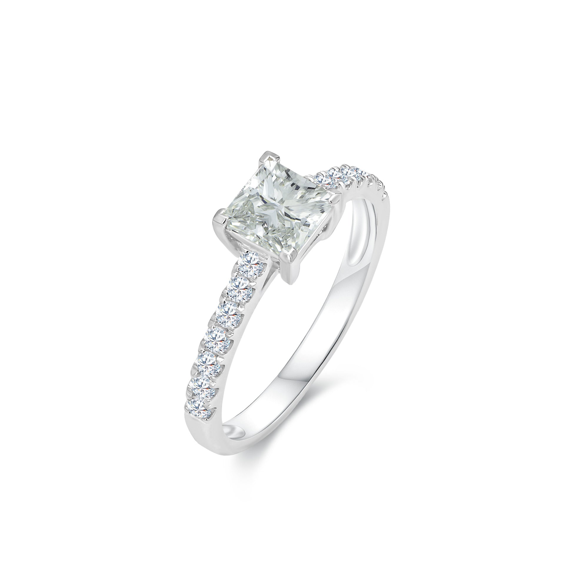 Princess Diamond Engagement Ring