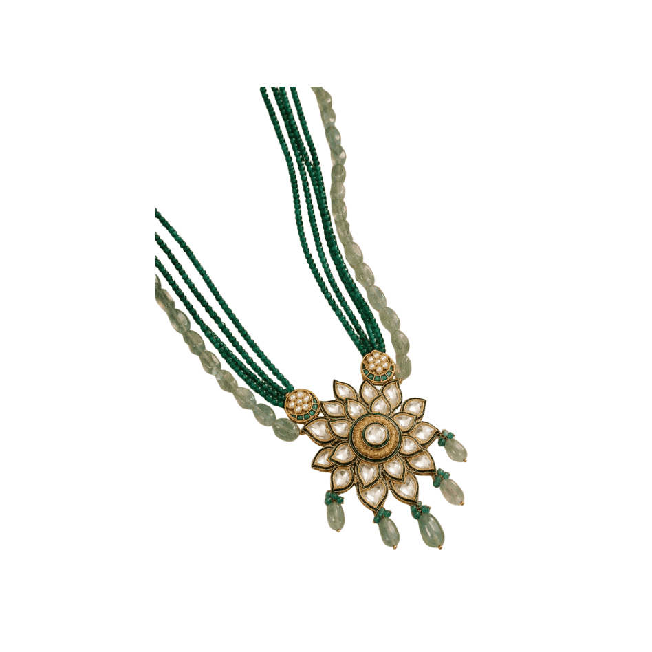 Lotus Sunburst Necklace