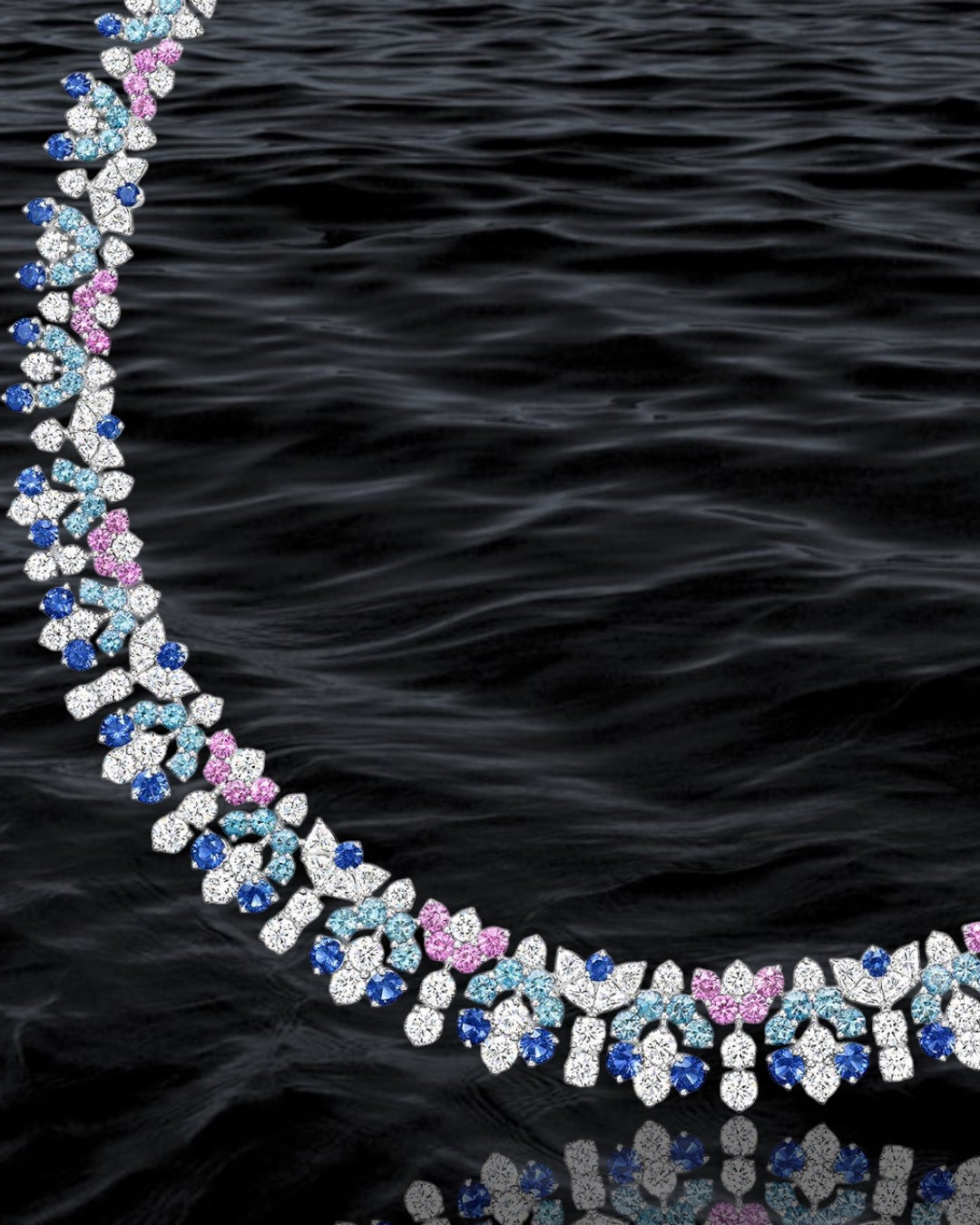 Aurora Blossom Multi-Gem Necklace