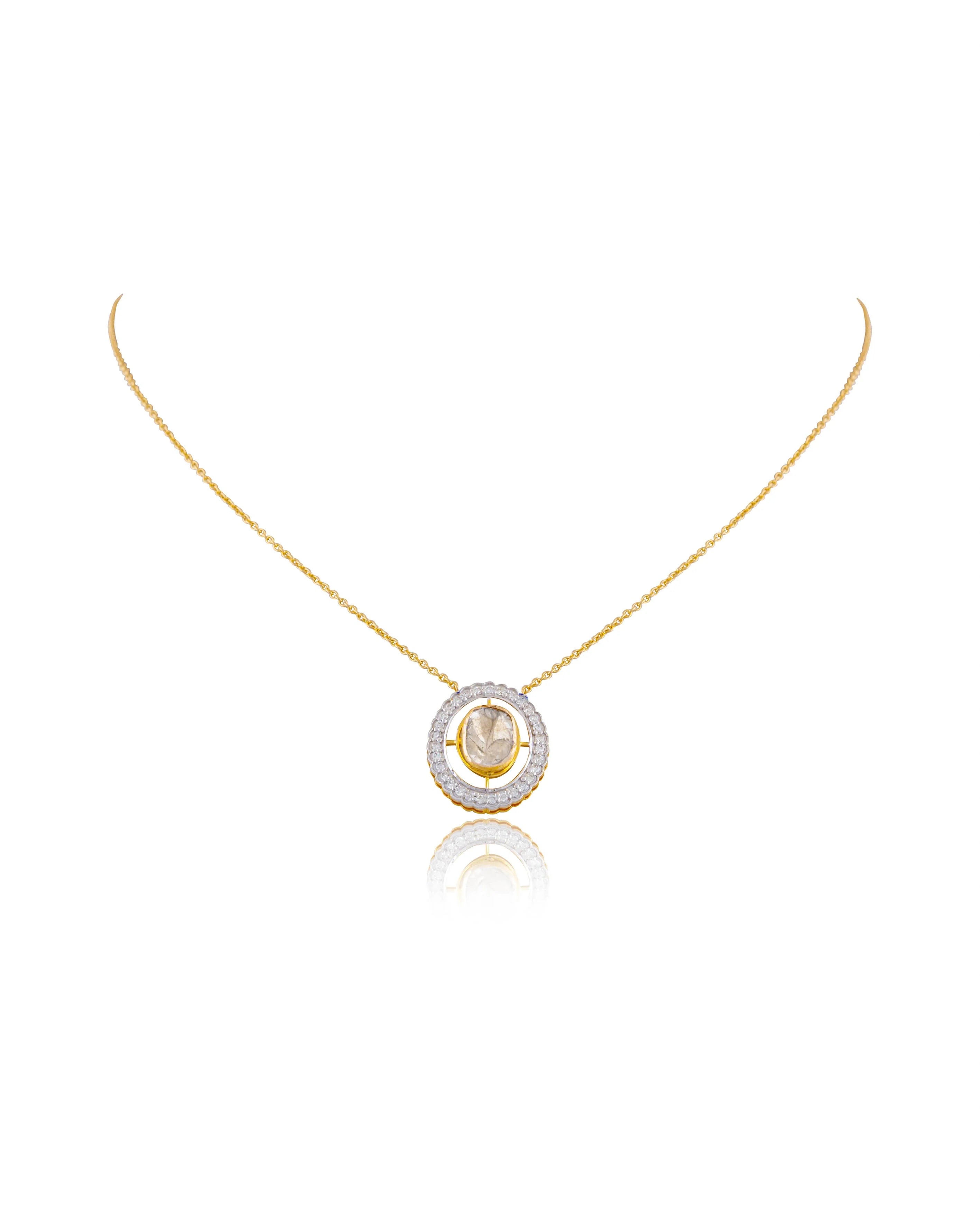 Celestial Grace Circle Pendant