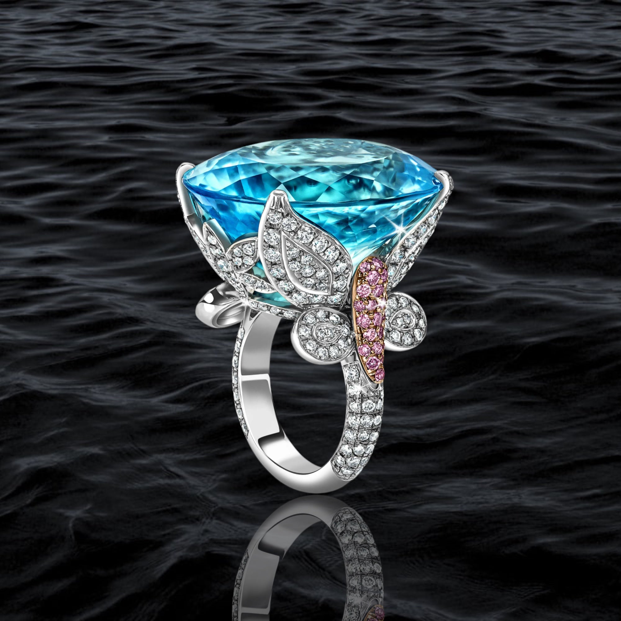 Whimsical Wings Oval Ring