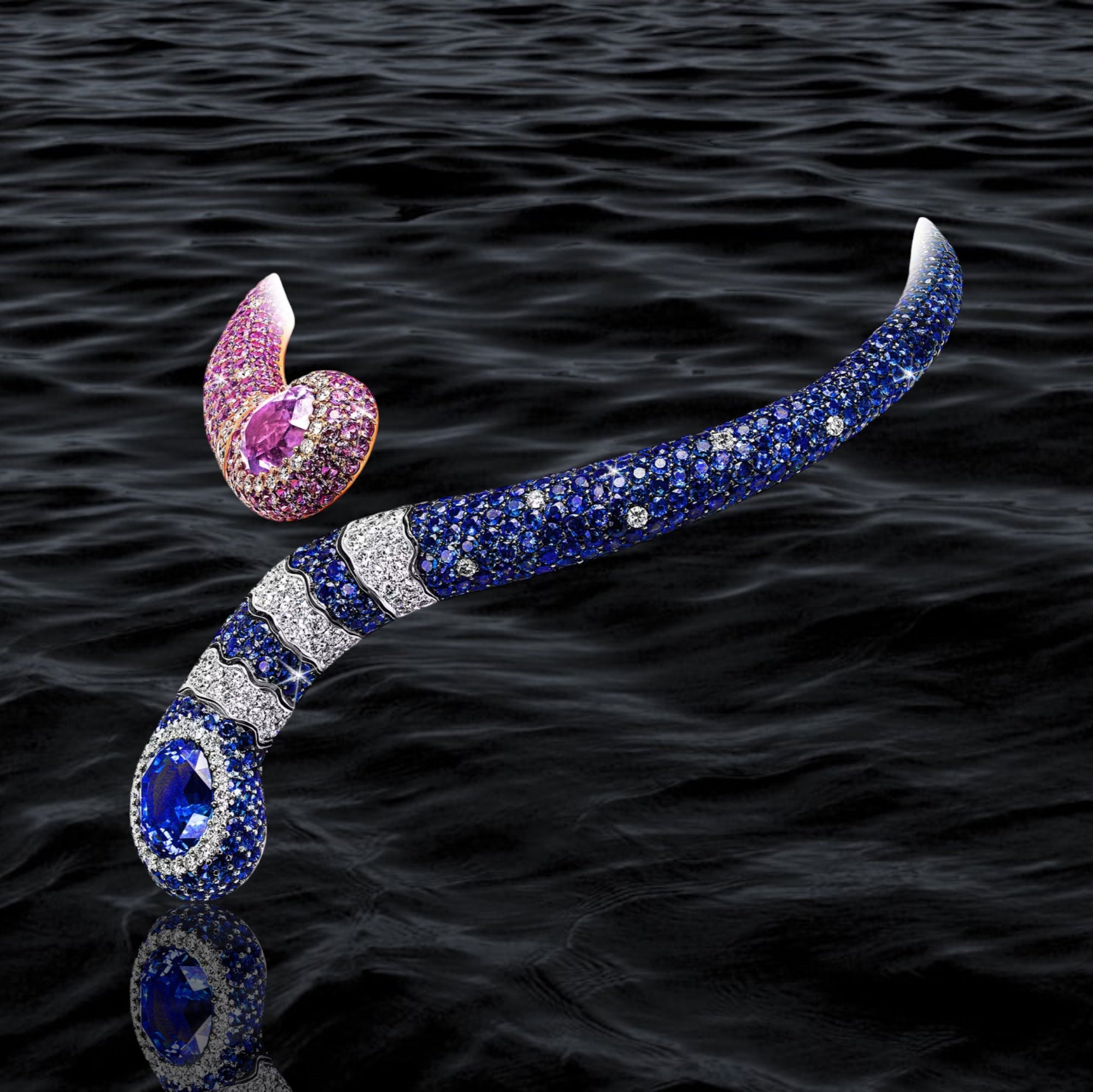 Cosmic Swirl Cuff Set