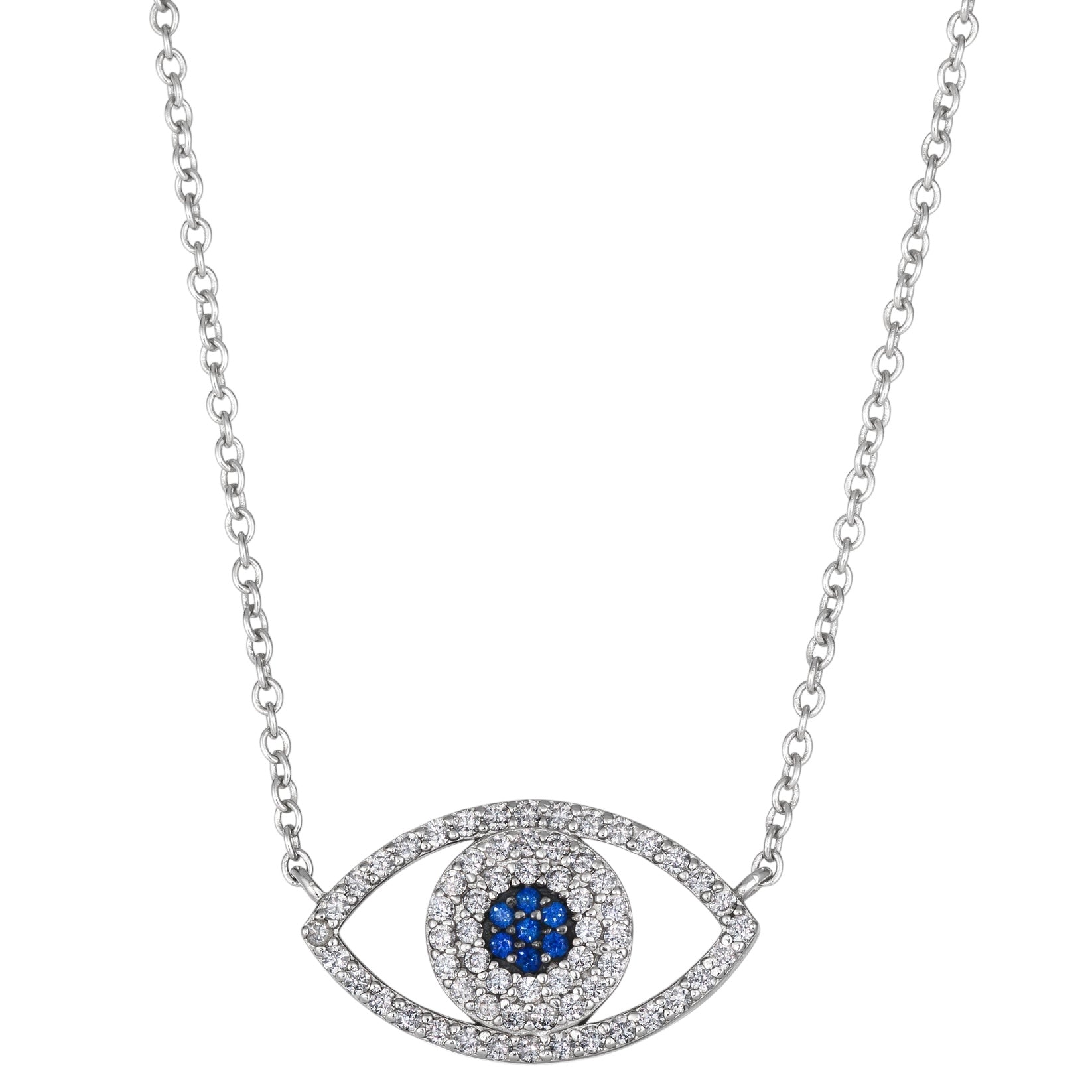 Pave Evil Eye Pendant